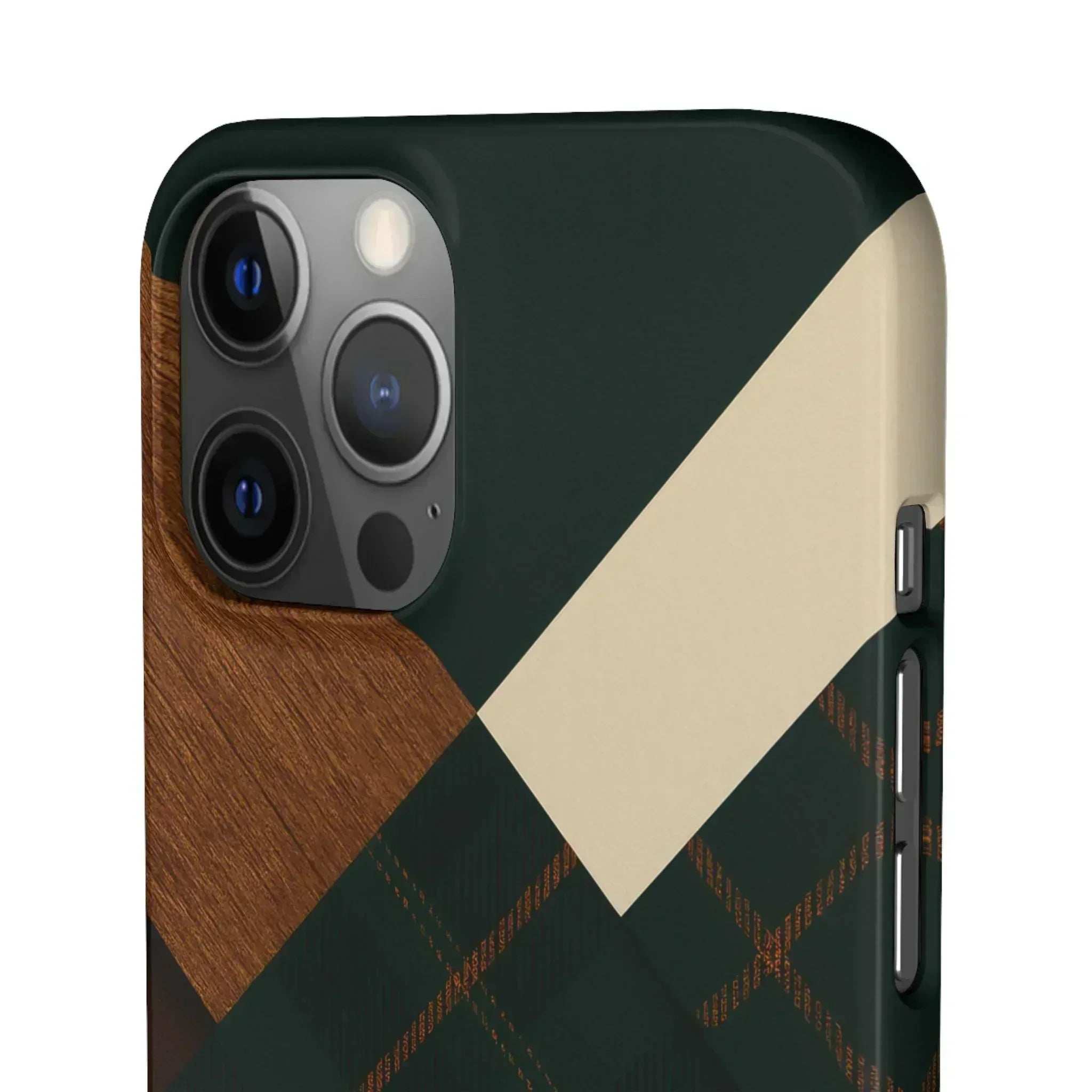Rustic Green Phone Case for iPhone 8-16 and Galaxy S20-S24 - KARARMDESIGN