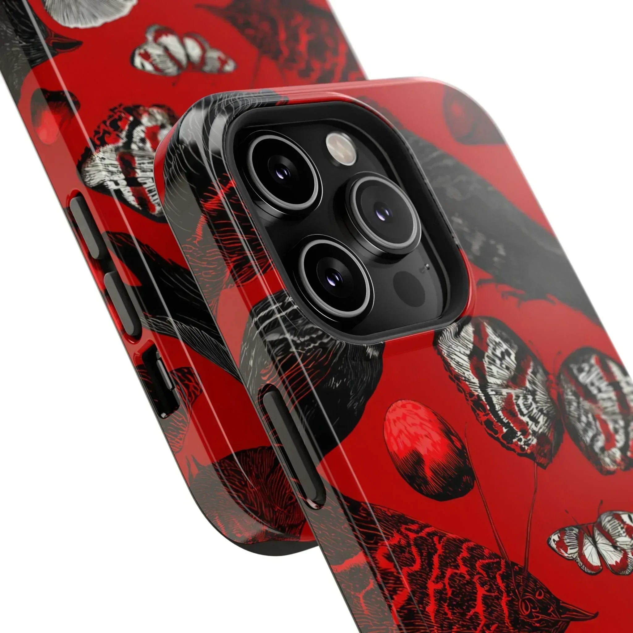 Crimson Wilderness Phone Case for iPhone 11-17 - KARARMDESIGN