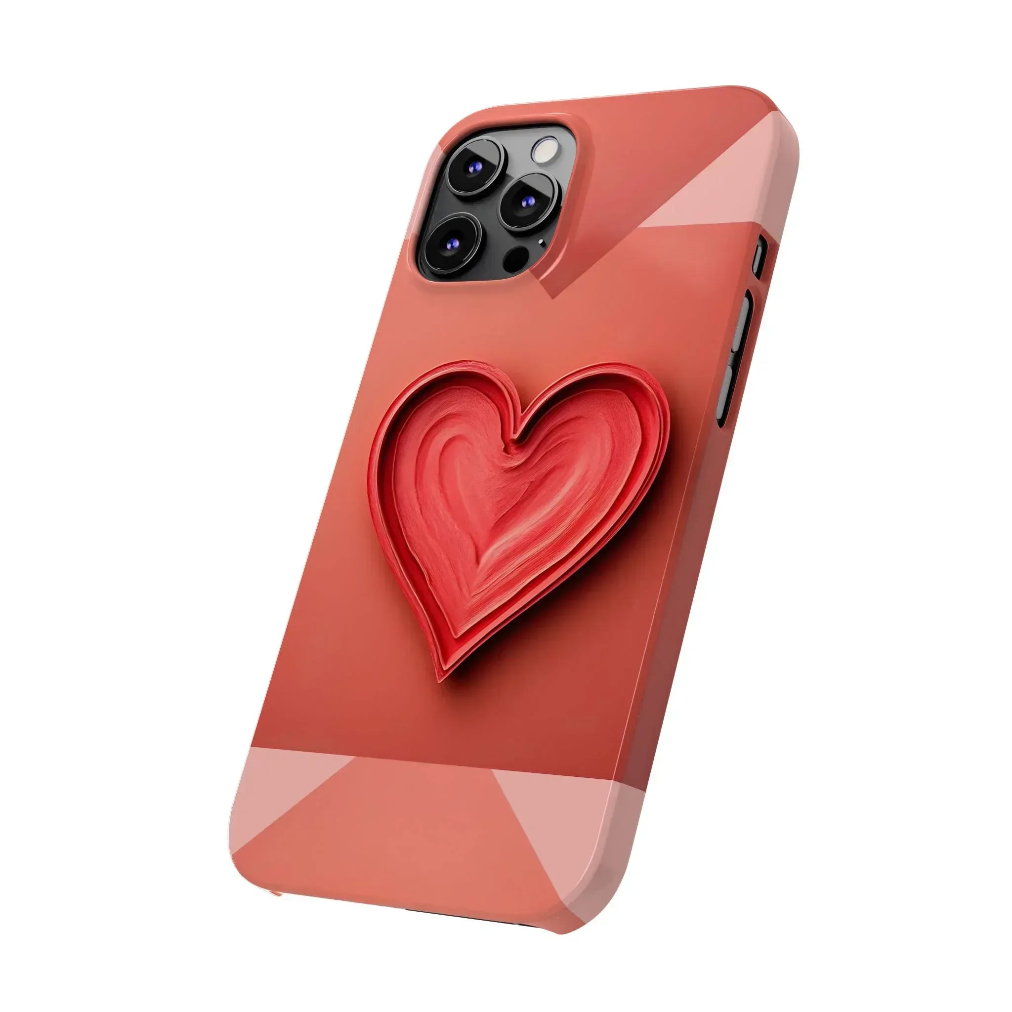 Heart Design Phone Case for iPhone 11-17 - KARARMDESIGN