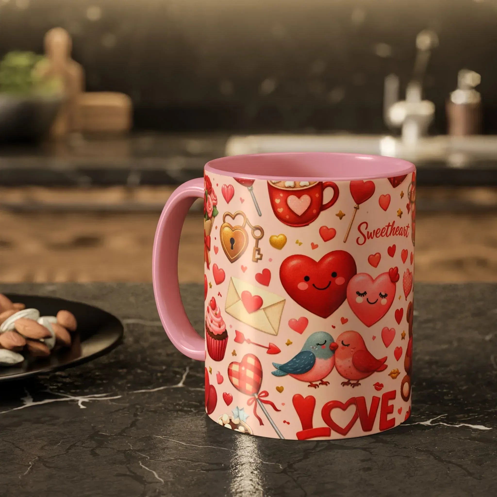 Sweetheart Love Mug - Colorful Mugs (11oz, 15oz) - KARARMDESIGN