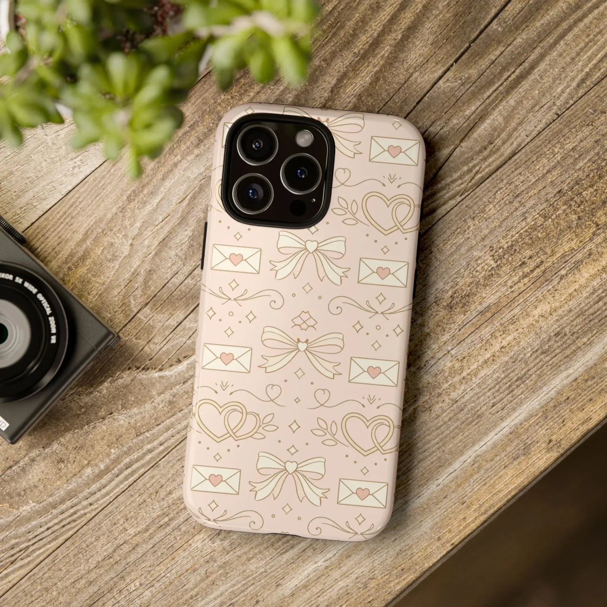 Sweet Romance Tough Phone Case for iPhone 11–17 & Galaxy S10–S25 - KARARMDESIGN