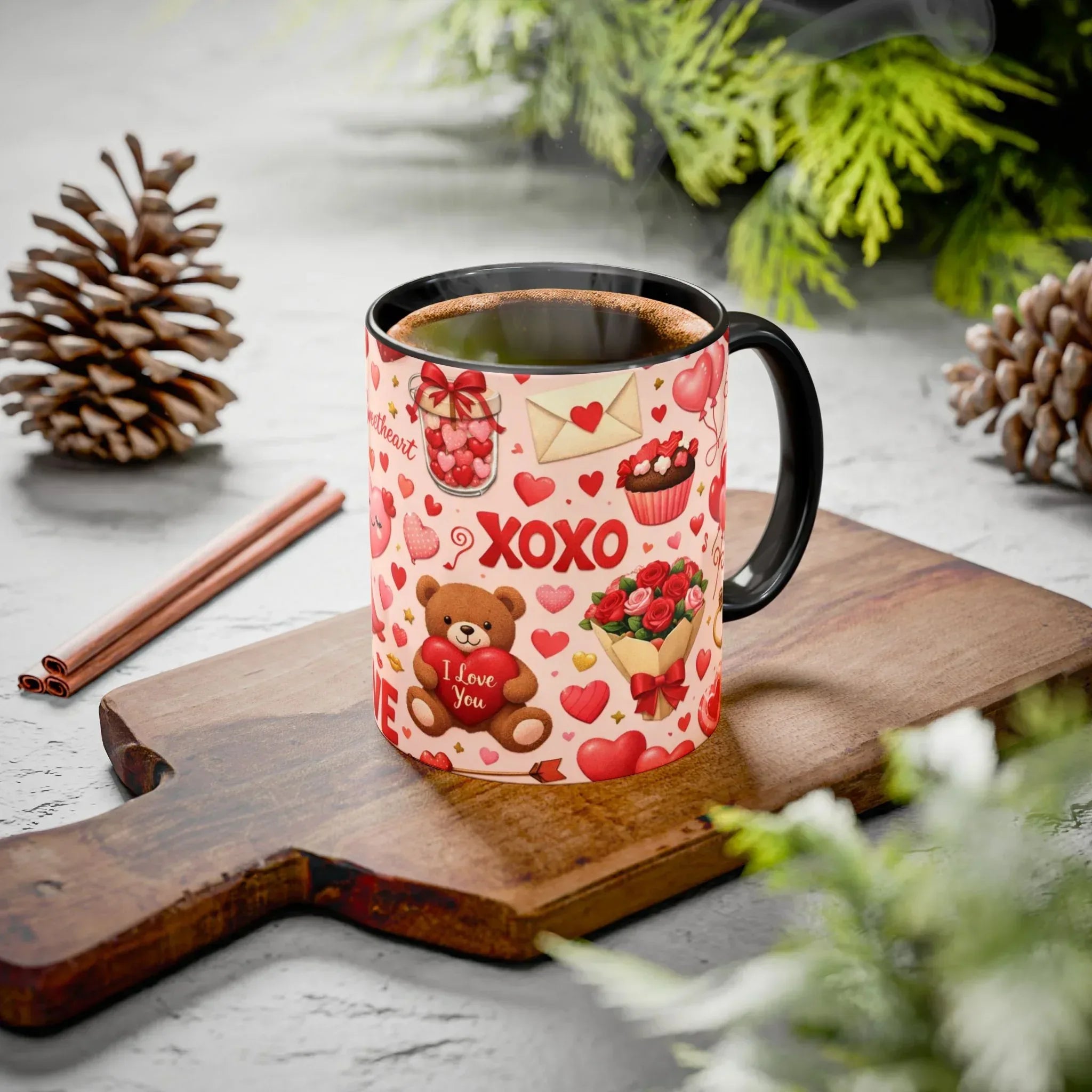 Sweetheart Love Mug - Colorful Mugs (11oz, 15oz) - KARARMDESIGN