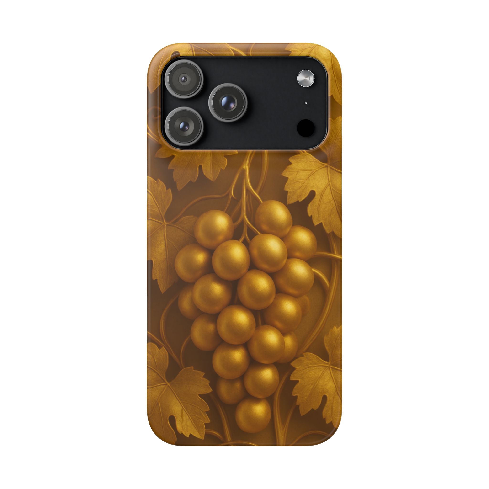 Golden Grapes Phone Case for iPhone 8–17