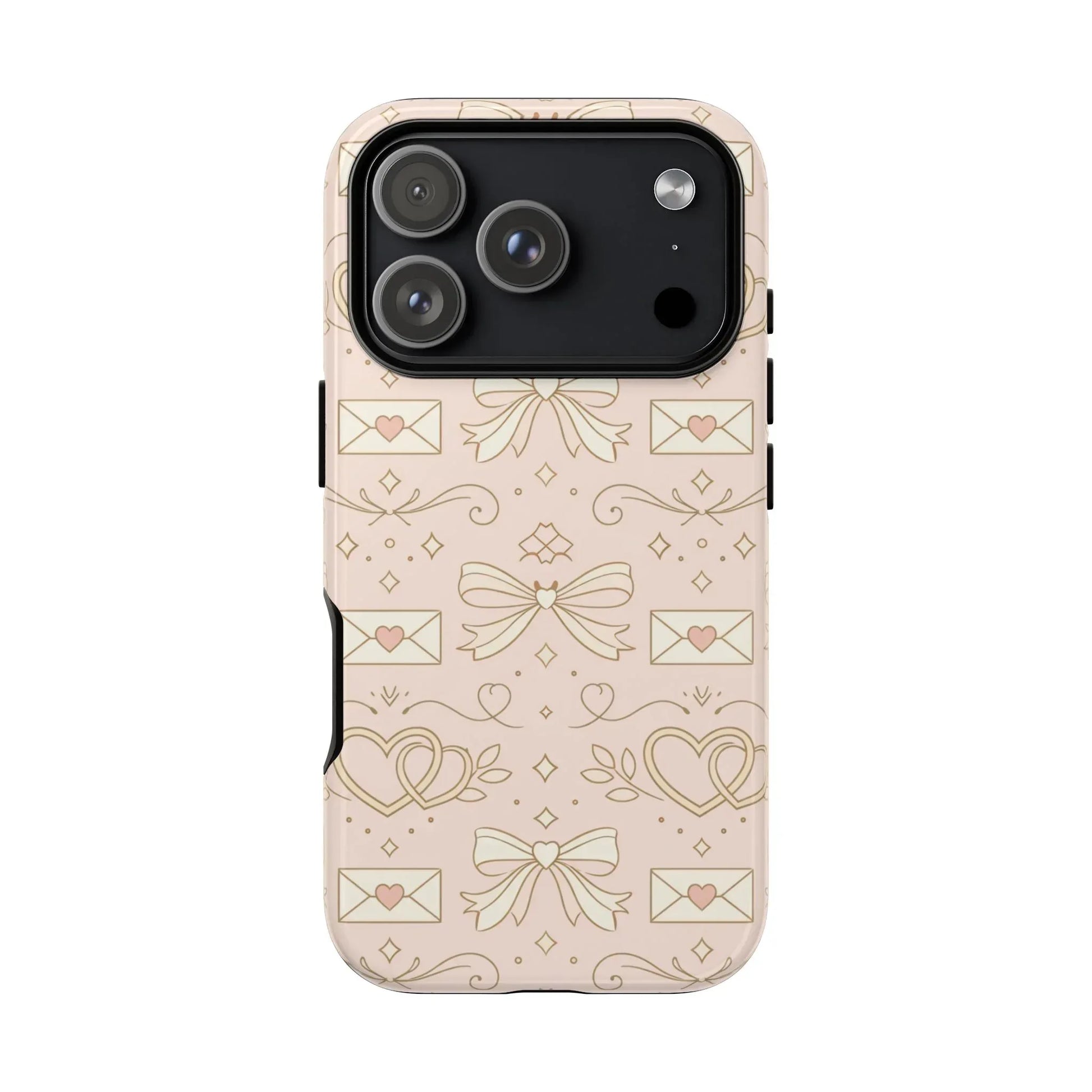 Sweet Romance Tough Phone Case for iPhone 11–17 & Galaxy S10–S25 - KARARMDESIGN