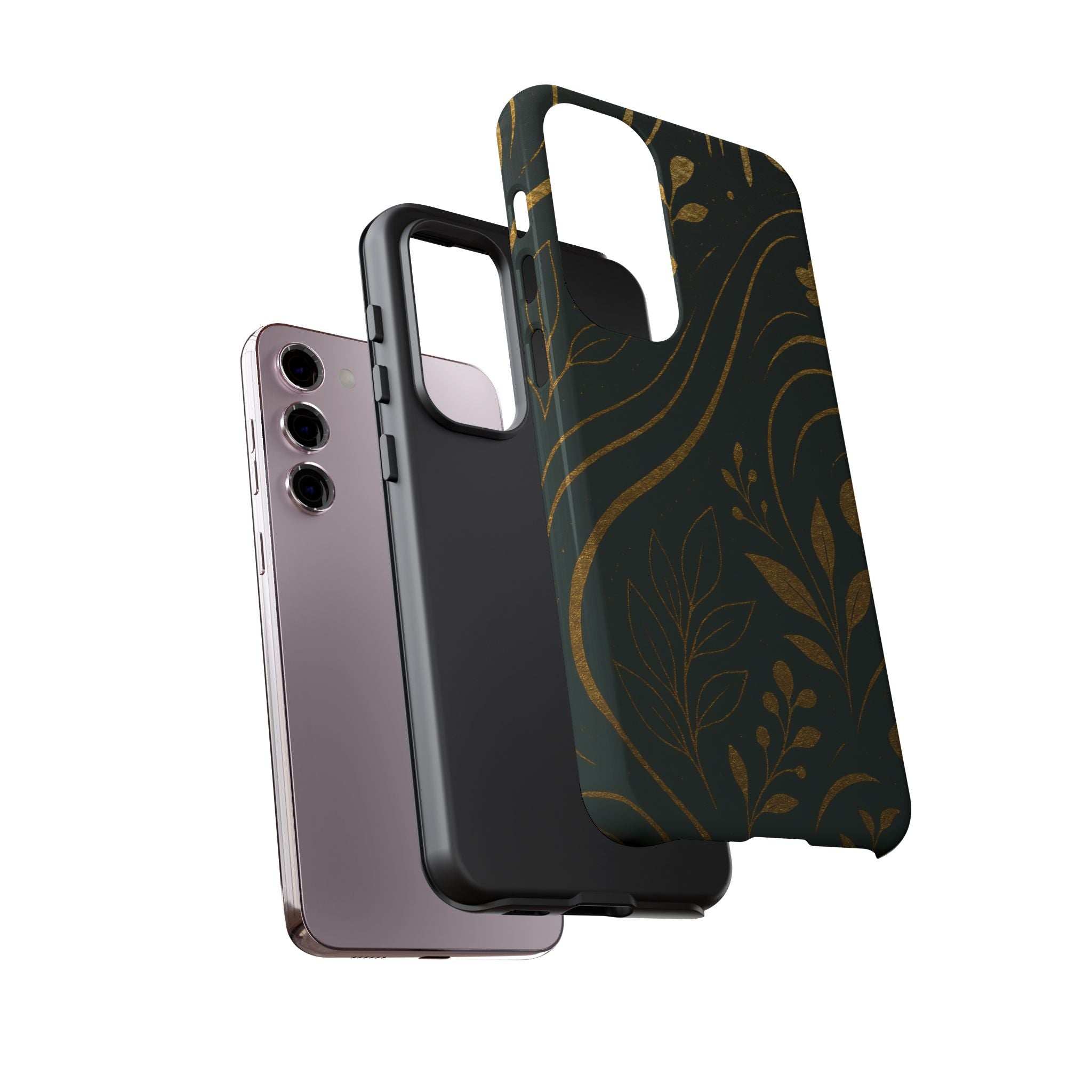 Gold Pattern Tough Phone Case for Samsung Galaxy & Google Pixel