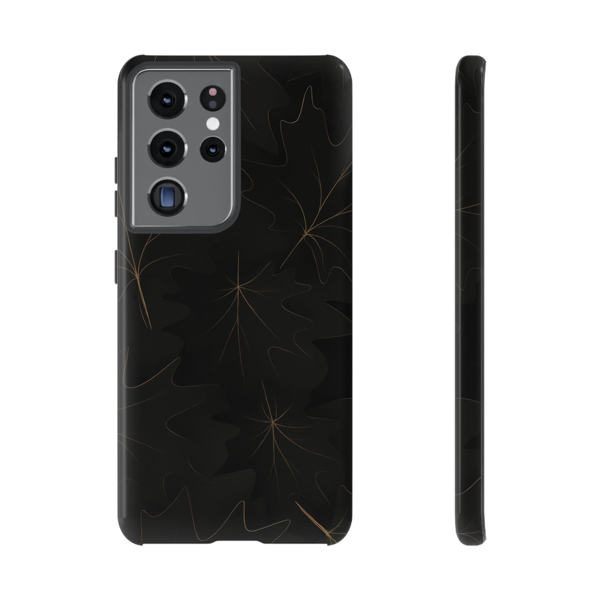 Luxury Fall Leaf Phone Case – Samsung Galaxy S20–S26 & Google Pixel 6-9