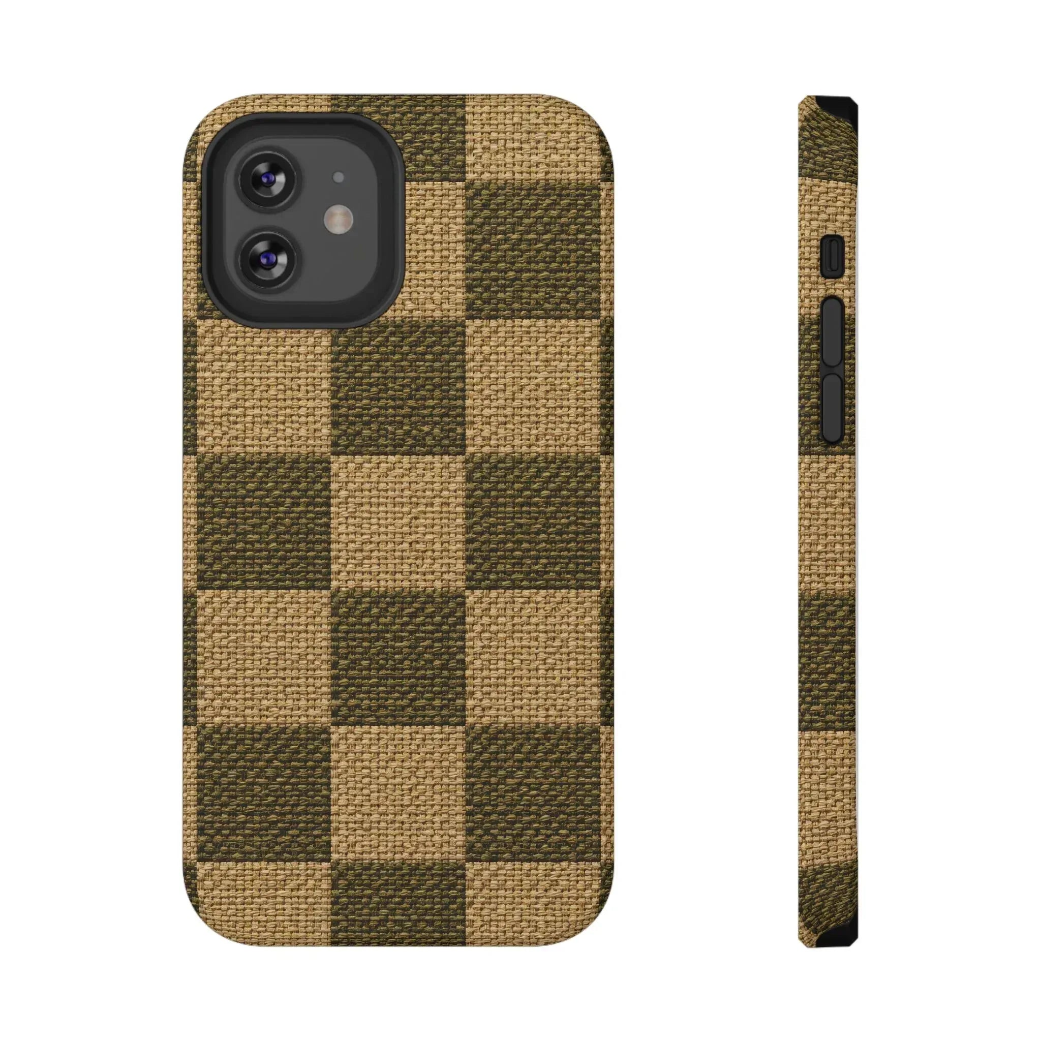 Rustic Woven Phone Case for iPhone 11-17 and Galaxy S21-S22 - KARARMDESIGN