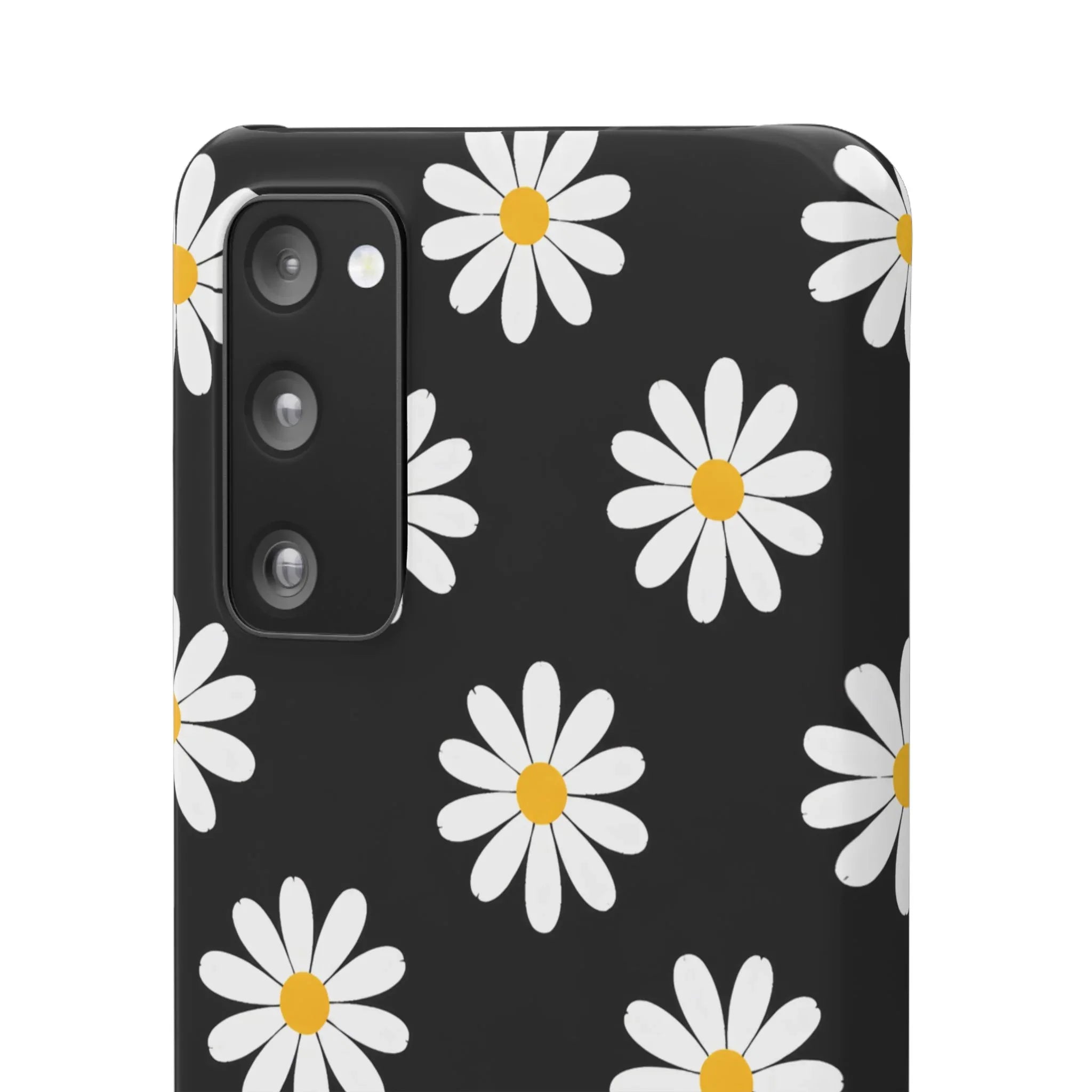 Daisy Charm Phone Case for iPhone 11-17 and Galaxy S20-S25 - KARARMDESIGN