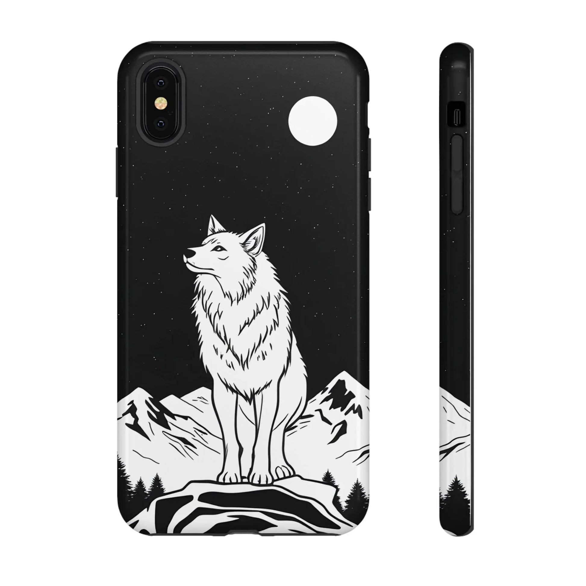 Majestic Wolf Phone Case for iPhone and Galaxy - KARARMDESIGN
