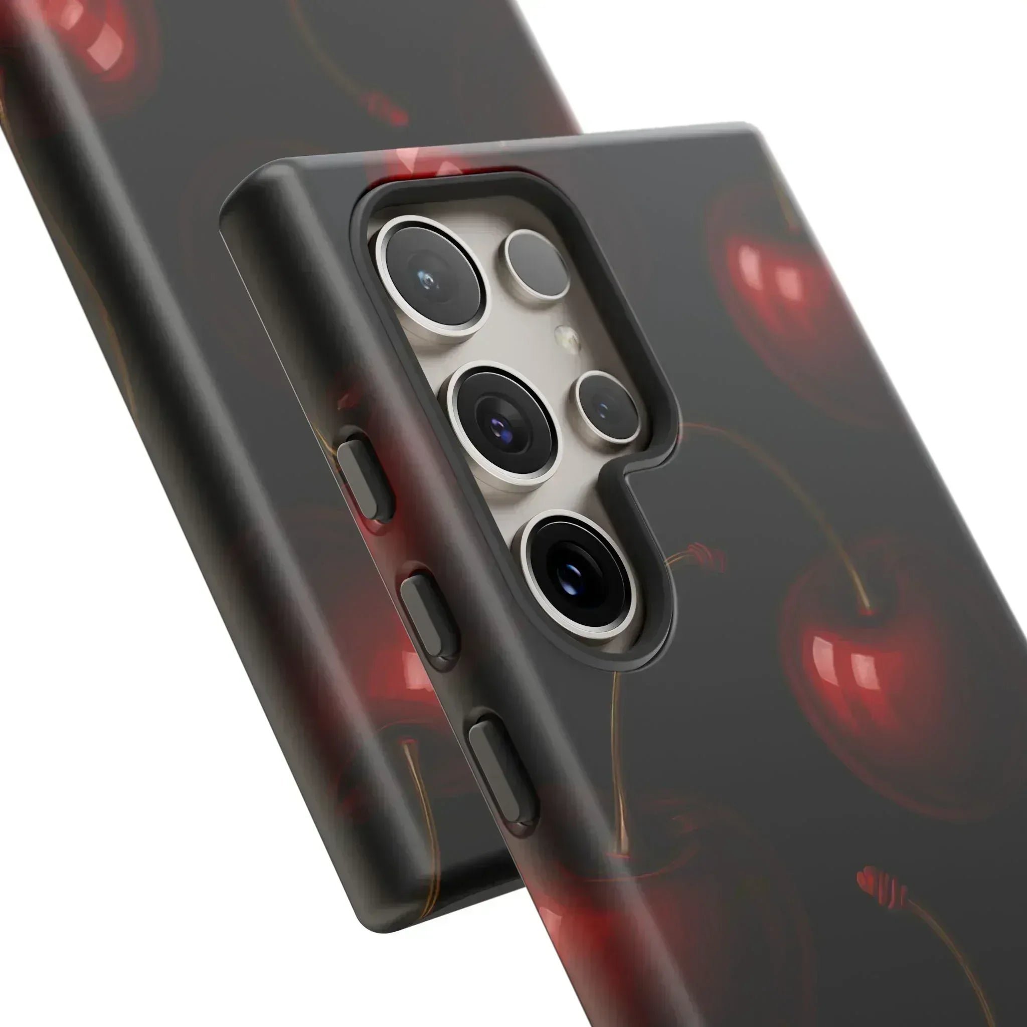 Cherry Phone Case for iPhone X-16 and Galaxy S20-S25 - KARARMDESIGN