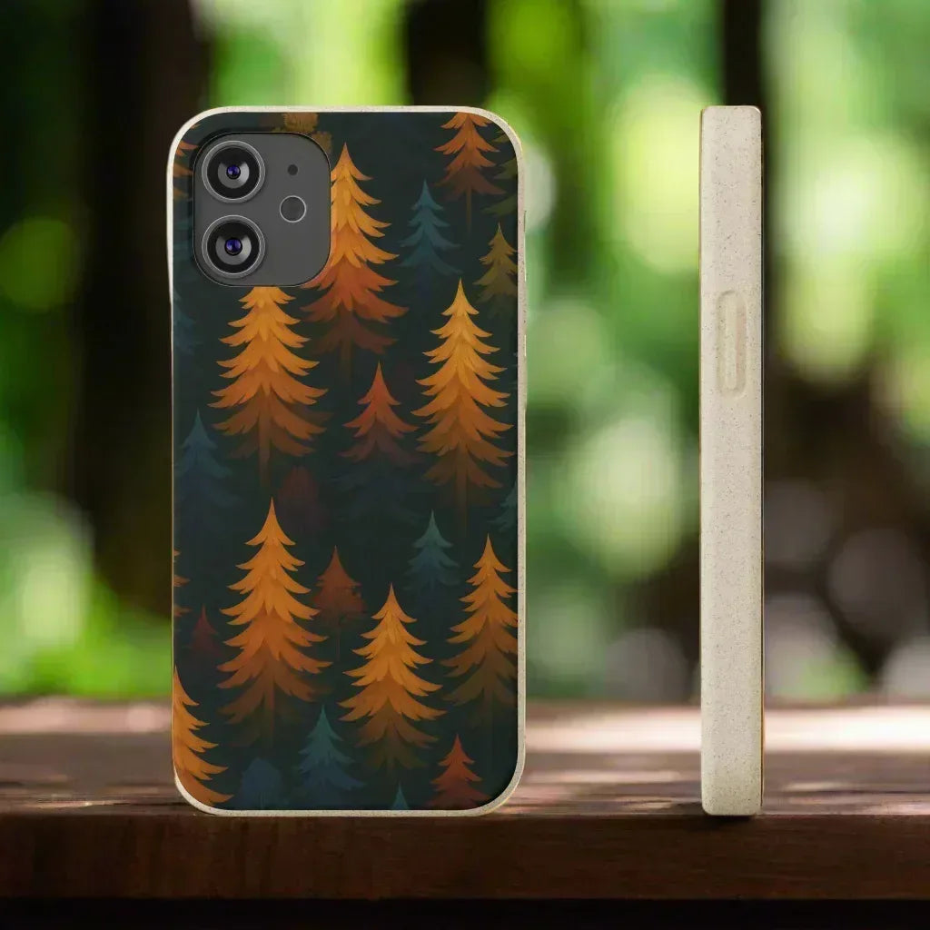 Eco Forest Biodegradable Phone Case for iPhone 11-16 and Galaxy S20-S22 - KARARMDESIGN