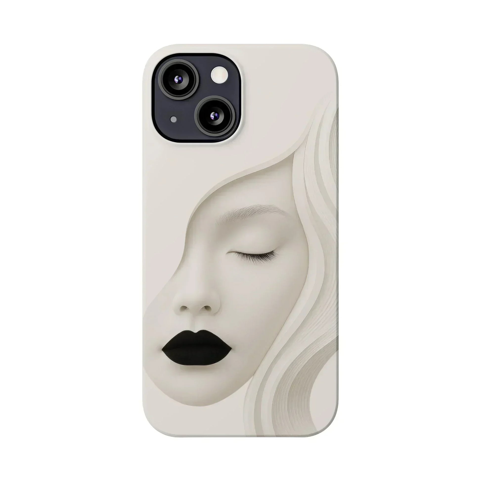 Minimalist Face Phone Case for iPhone 7-16 Models - KarArmDesign