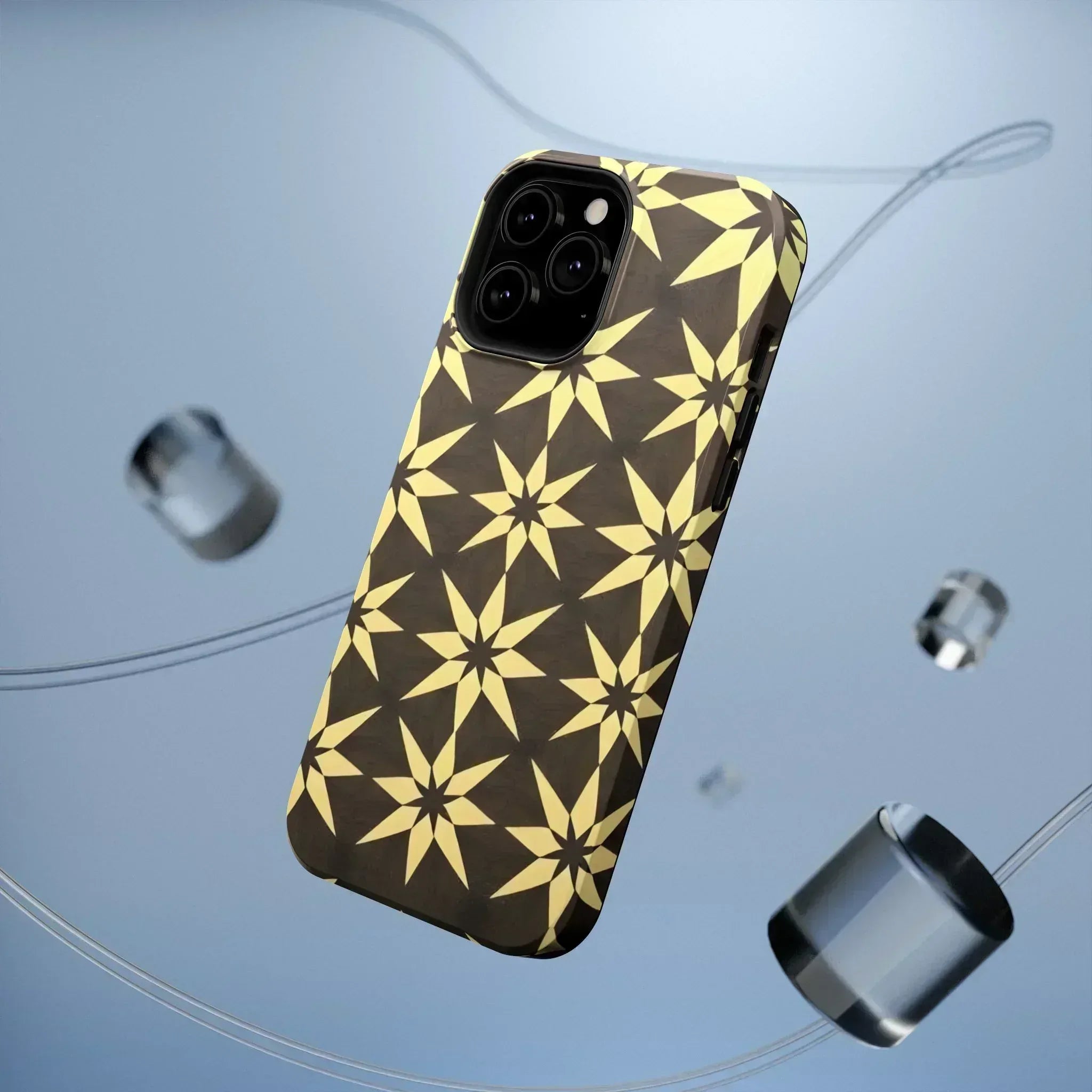 Star Phone Case for iPhone 12-16 and Samsung Galaxy S21-S22 - KARARMDESIGN
