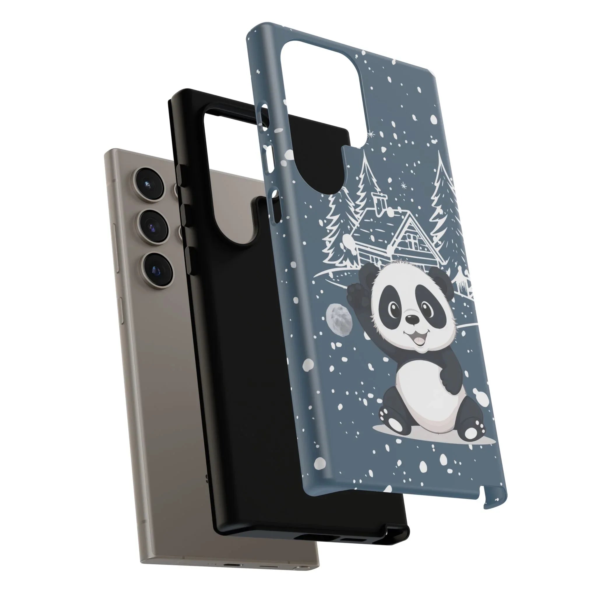 Cute Panda Phone Case for Samsung Galaxy and Google Pixel - KARARMDESIGN
