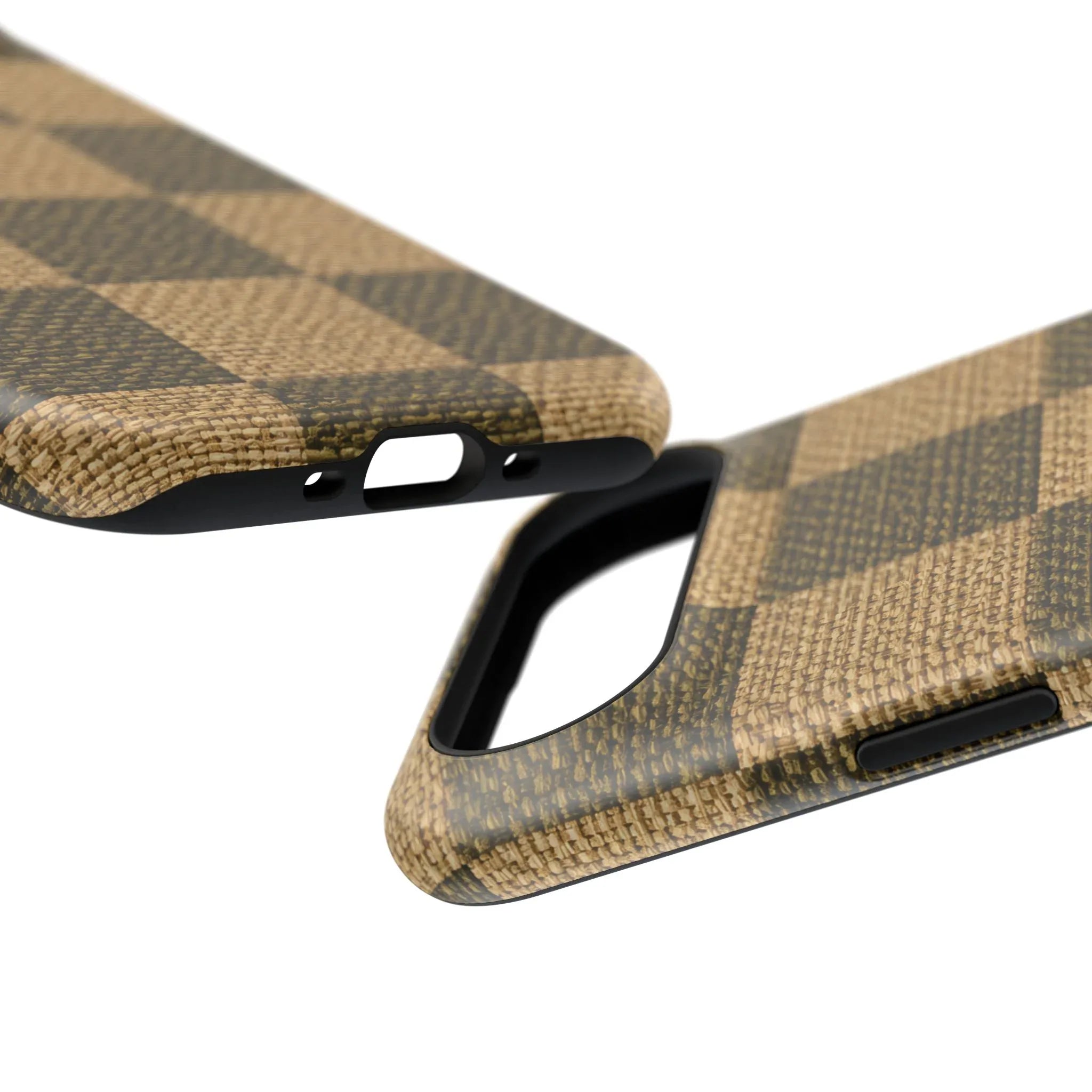 Rustic Woven Phone Case for iPhone 11-17 and Galaxy S21-S22 - KARARMDESIGN
