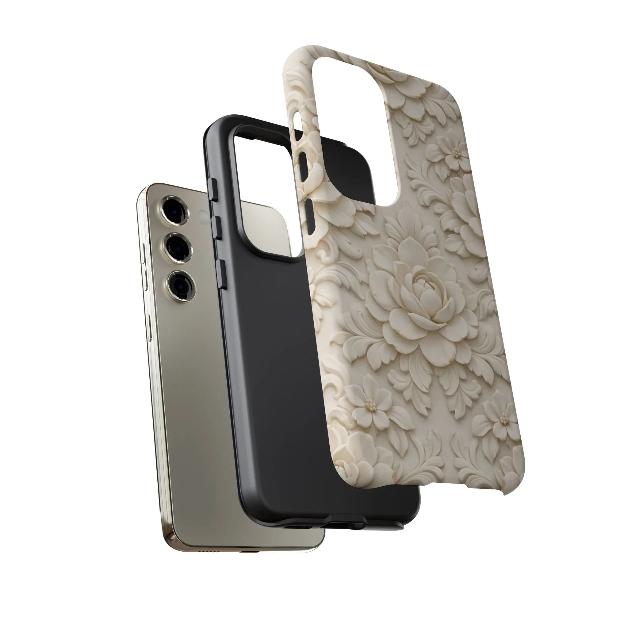 Soft Bloom Phone Case for iPhone 11-17 and Galaxy S10-S25 - KARARMDESIGN