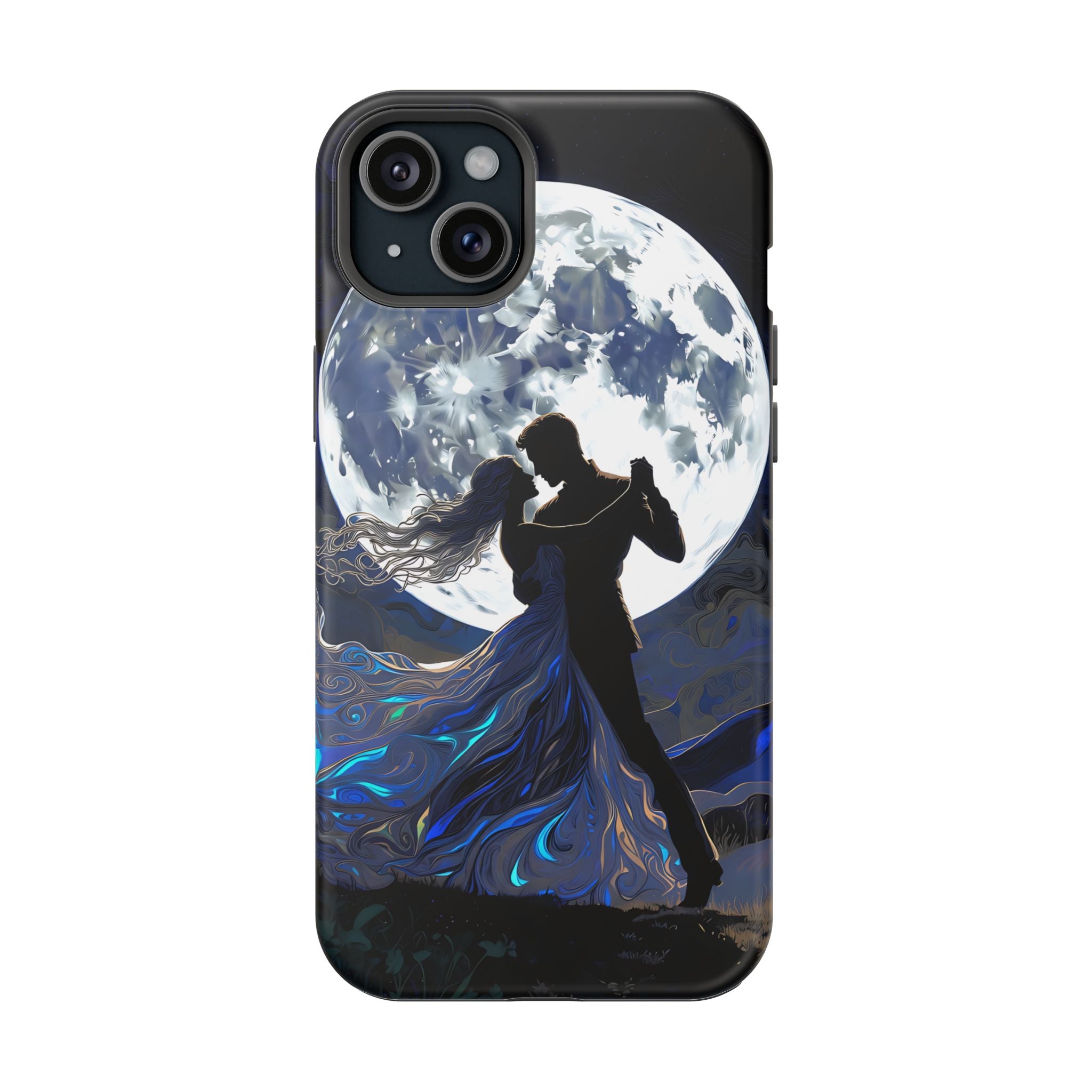 Romantic Moonlight Dance Magnetic Phone Case – iPhone 15–17 & Samsung Galaxy S26