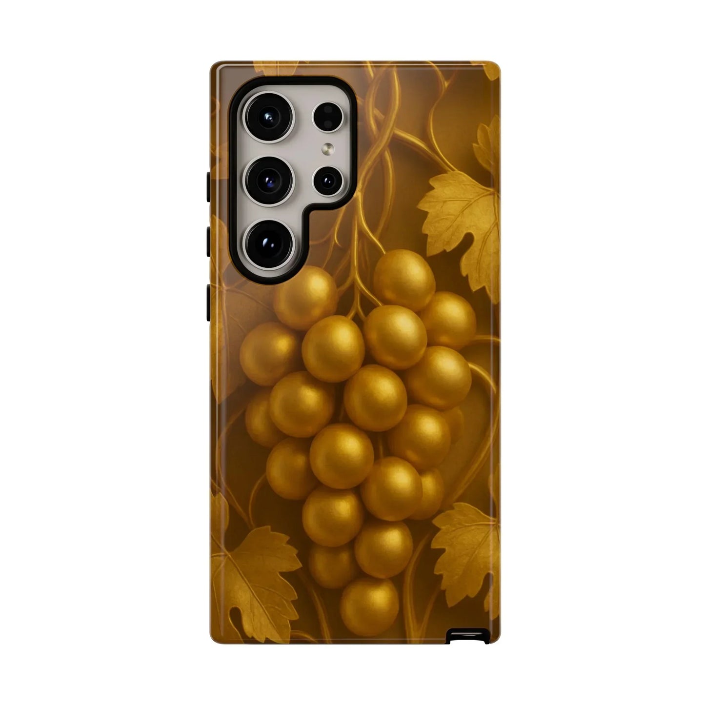 Golden Grapes Phone Case for Samsung Galaxy S10-S25 Models - KarArmDesign