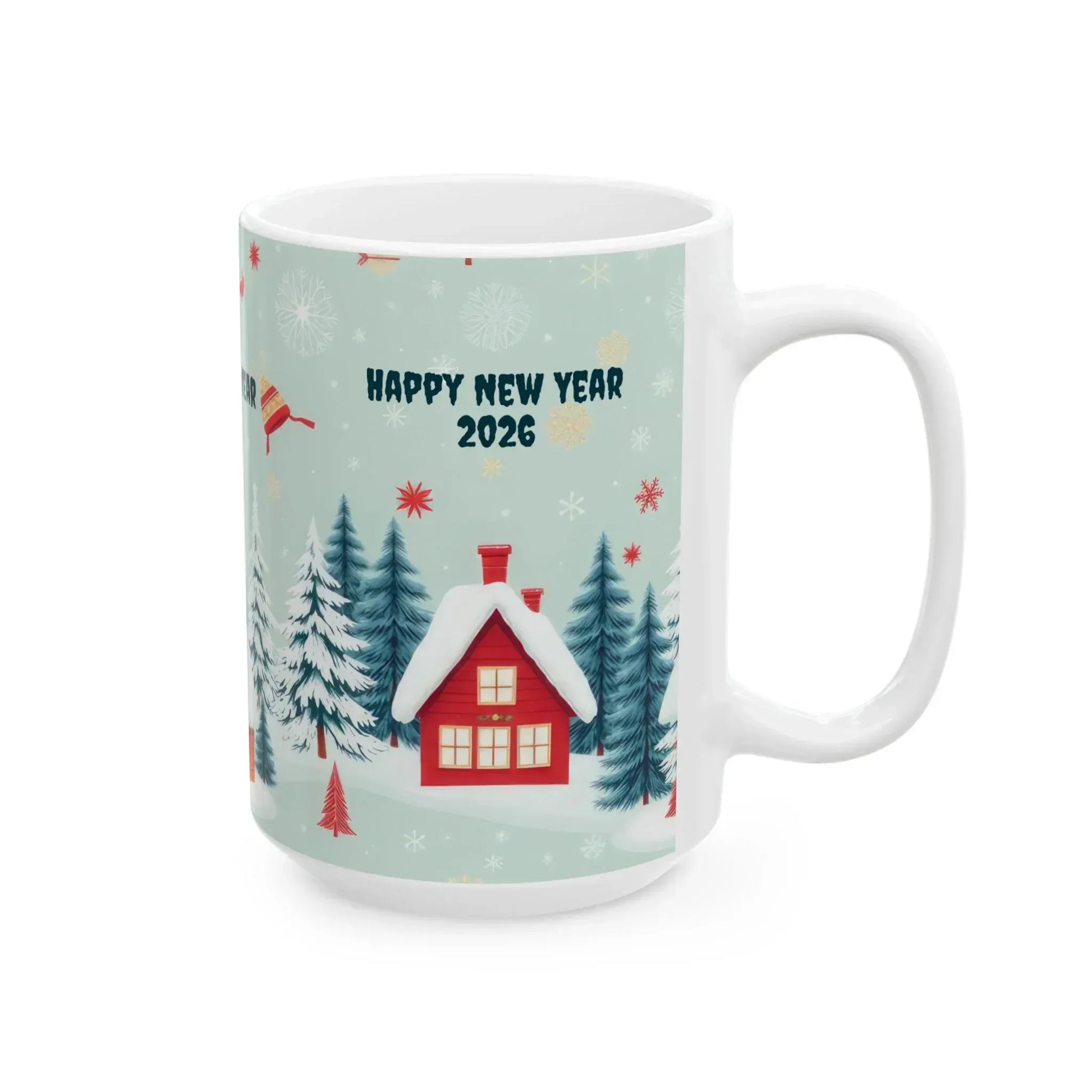 New Year Vibes Ceramic Mug, (11oz, 15oz) - KARARMDESIGN