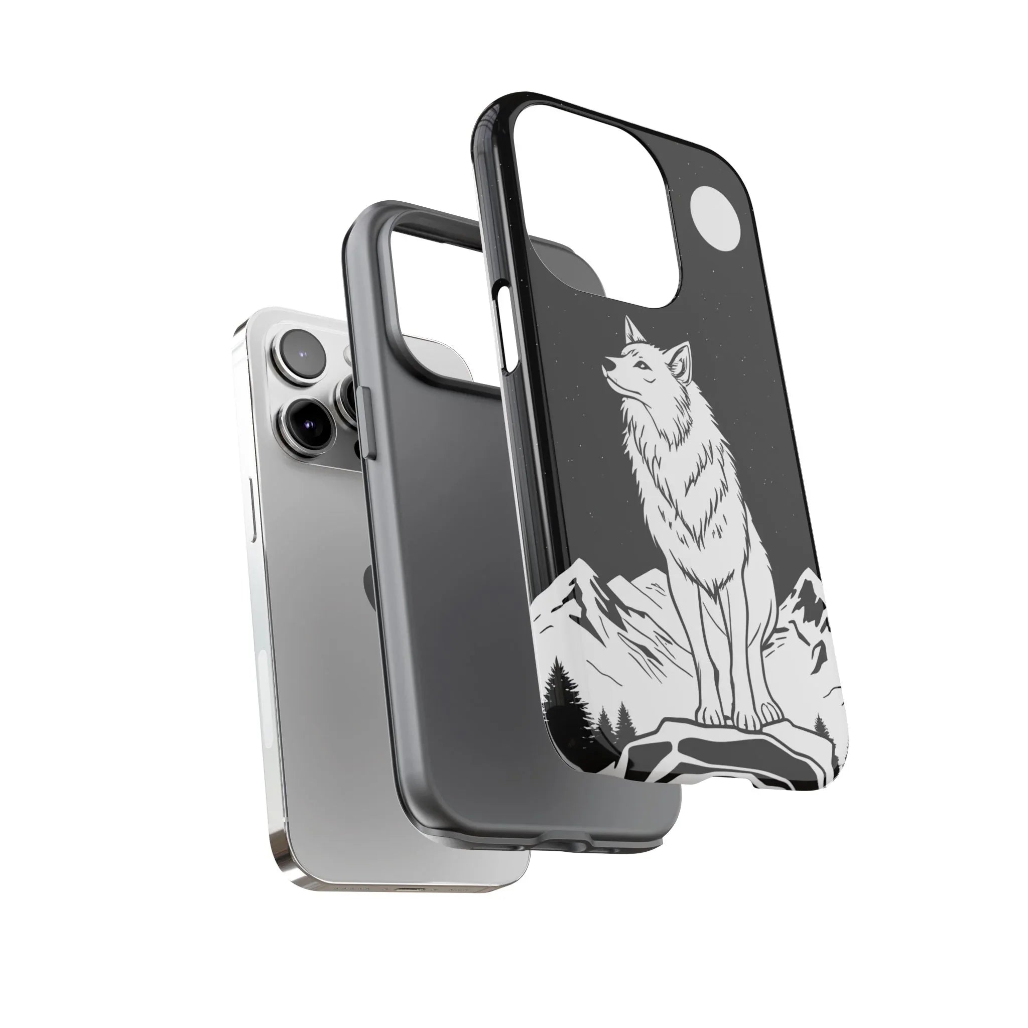 Majestic Wolf Phone Case for iPhone and Galaxy - KARARMDESIGN