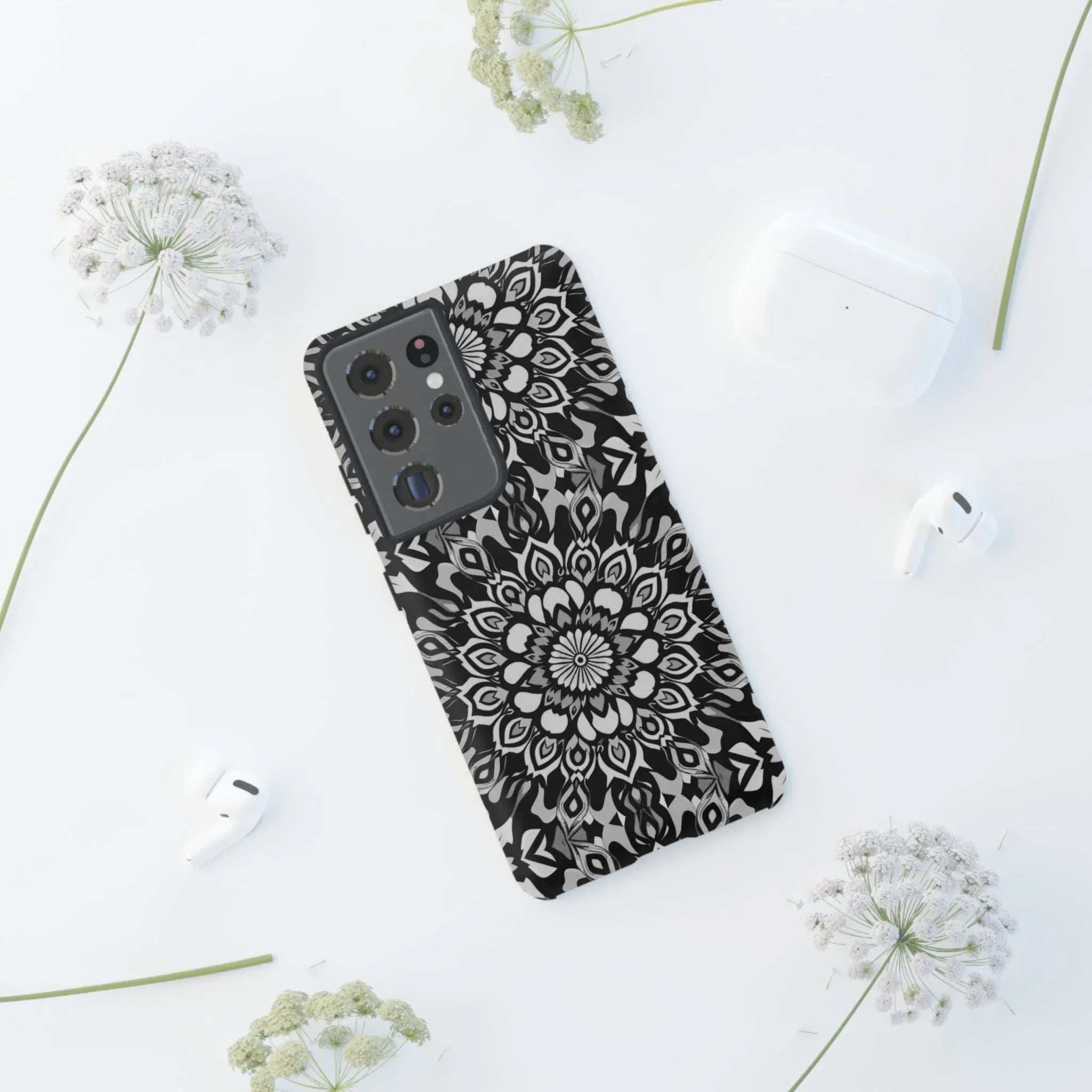 Mandala Phone Case for iPhone and Galaxy - KARARMDESIGN