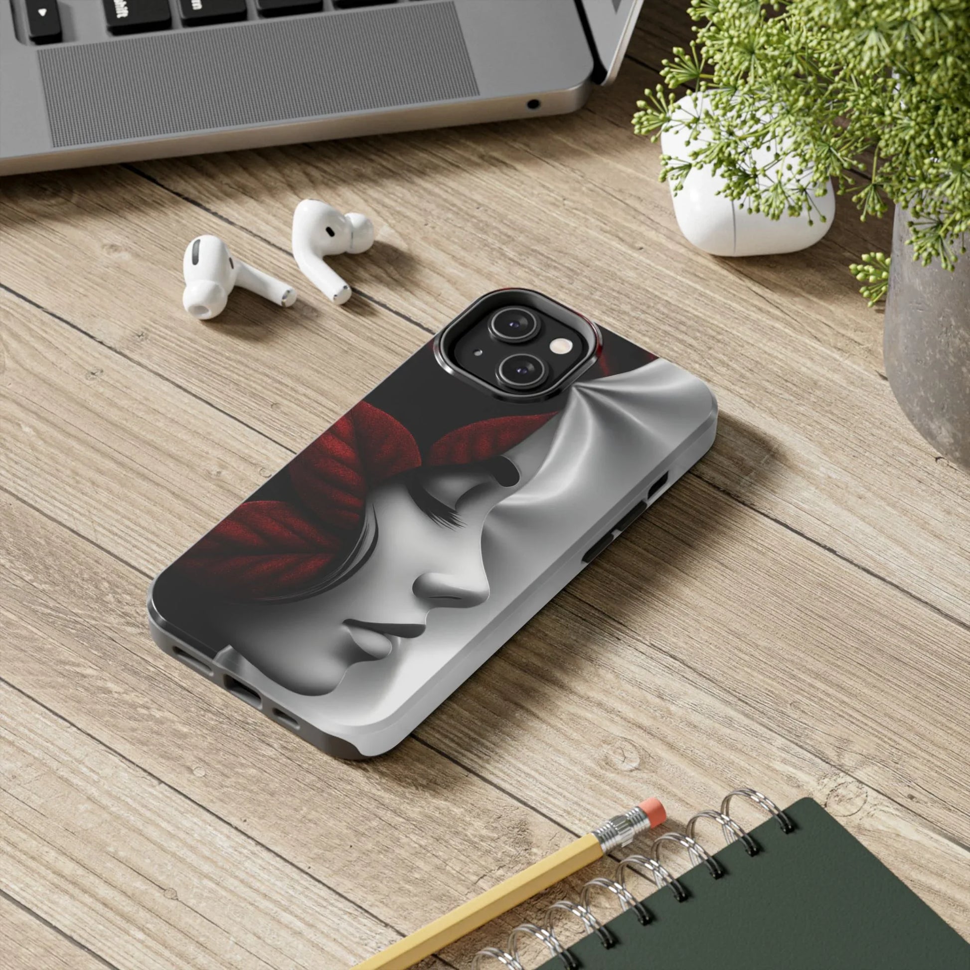 Whispered Grace Phone Case for iPhone 11-17 and Galaxy S21-S25 - KARARMDESIGN