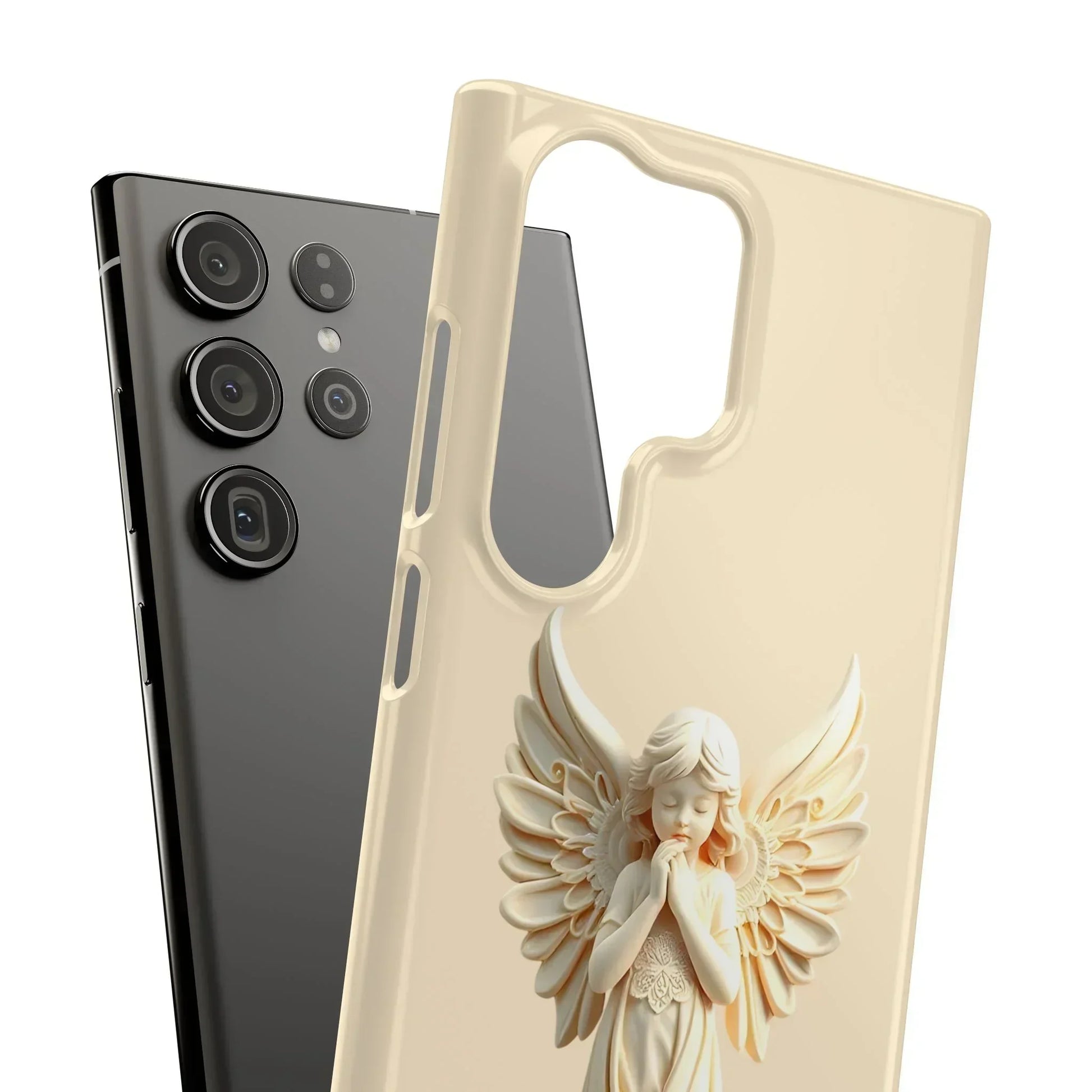 Heavenly Angel Phone Case for iPhone 7-16 and Samsung Galaxy S10-S24 Models - KarArmDesign