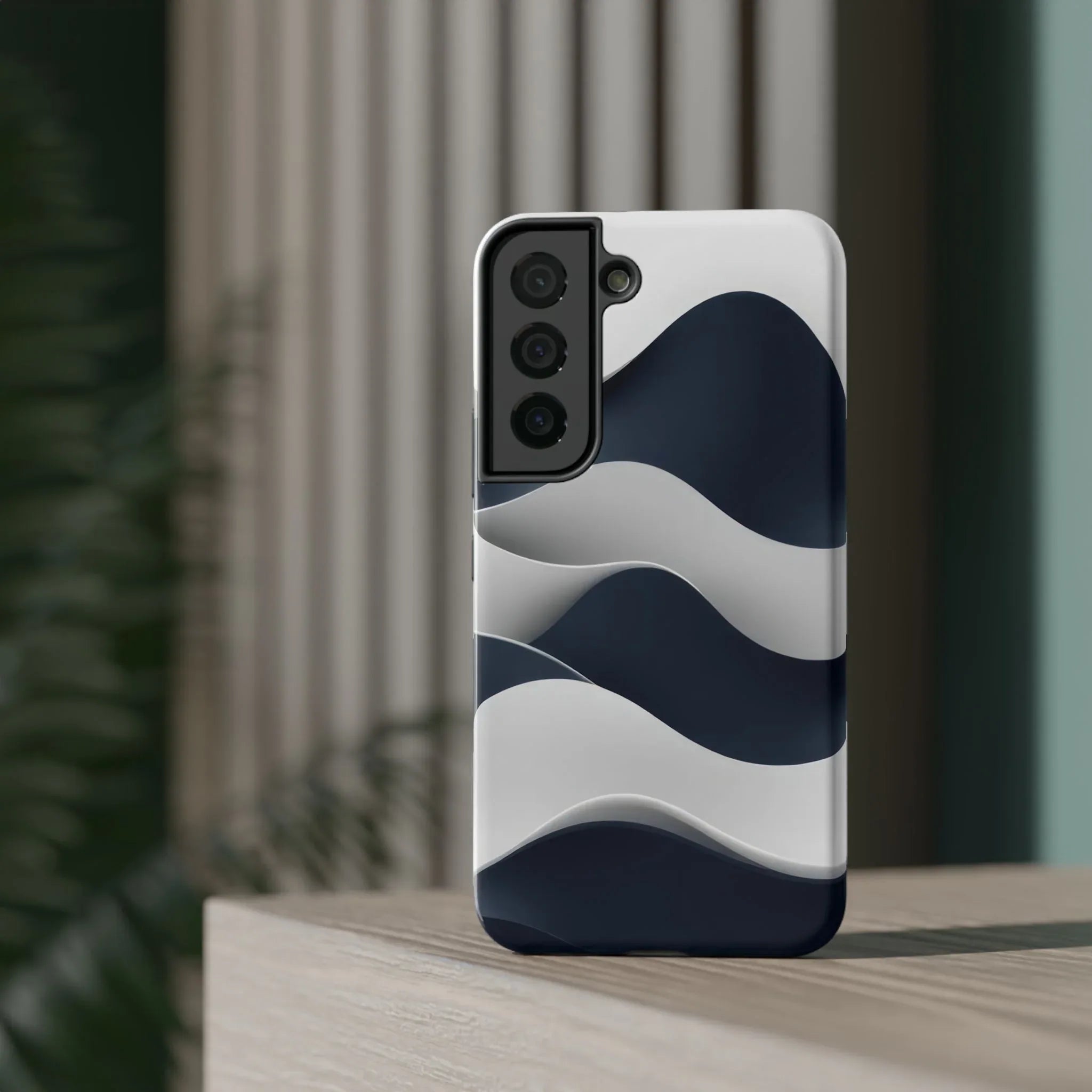 Ocean Flow Phone Case for iPhone 11-17 and Galaxy S21-S22 - KARARMDESIGN