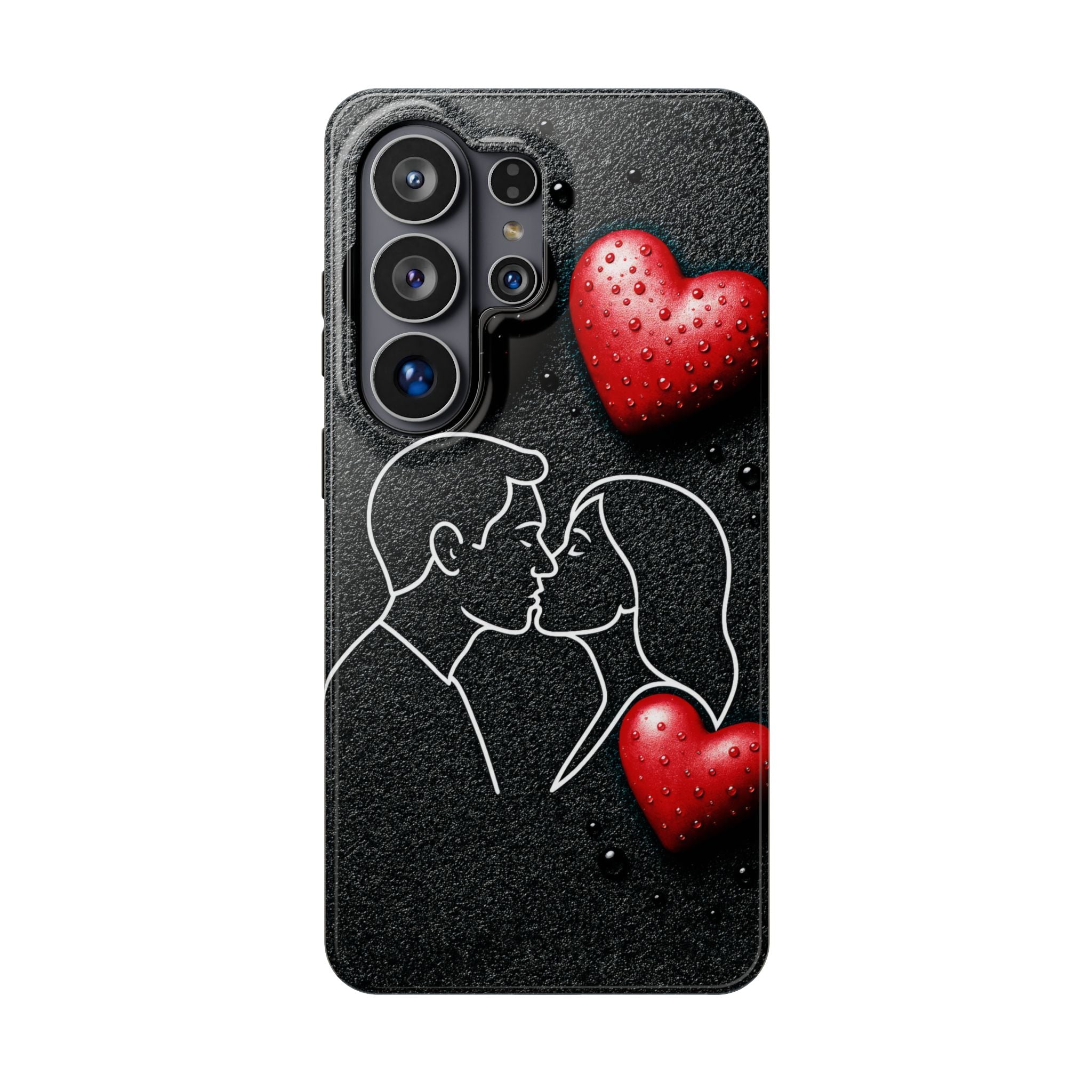 Midnight Kiss Phone Case for iPhone 13–17 & Samsung Galaxy S26 Series
