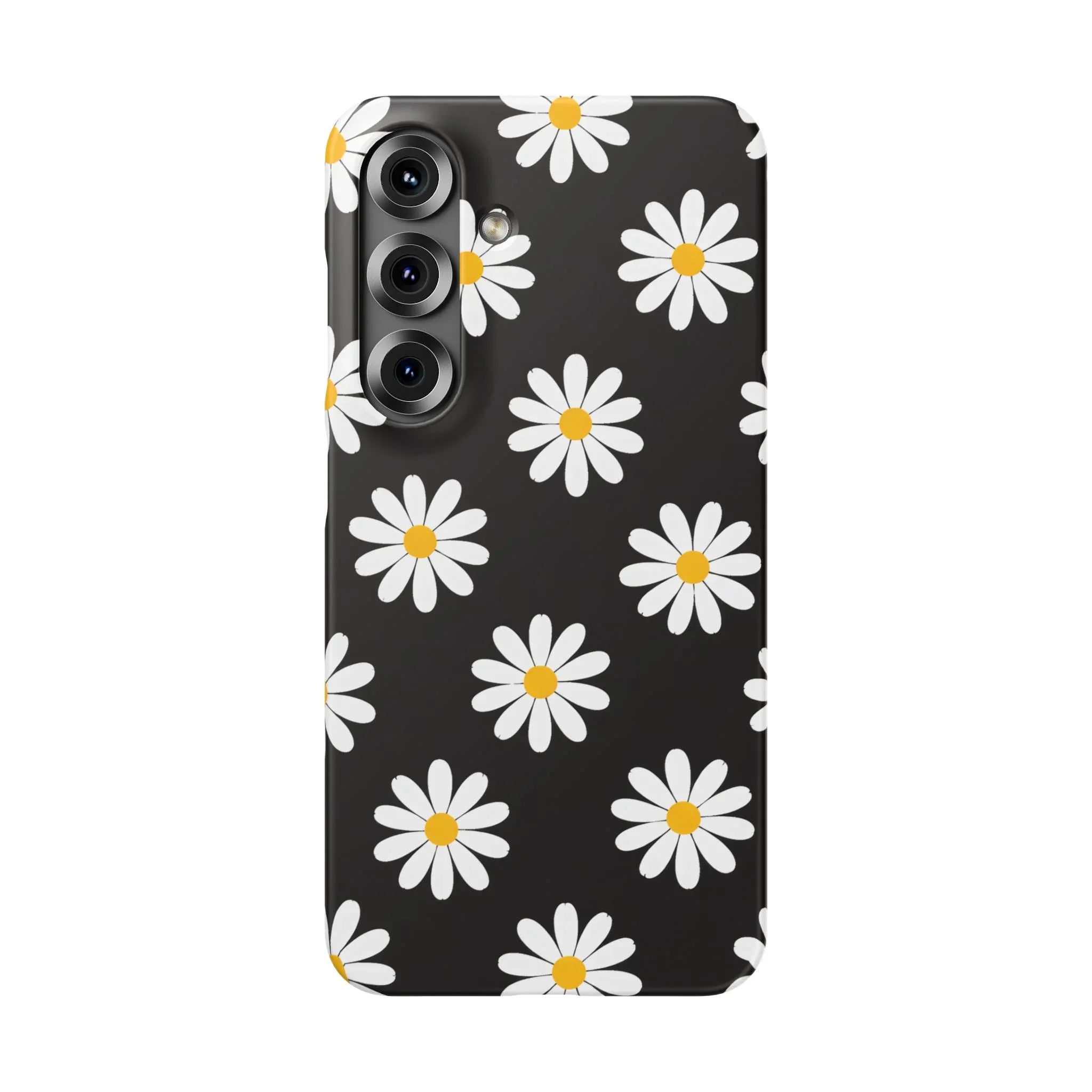Daisy Charm Phone Case for iPhone 11-17 and Galaxy S20-S25 - KARARMDESIGN