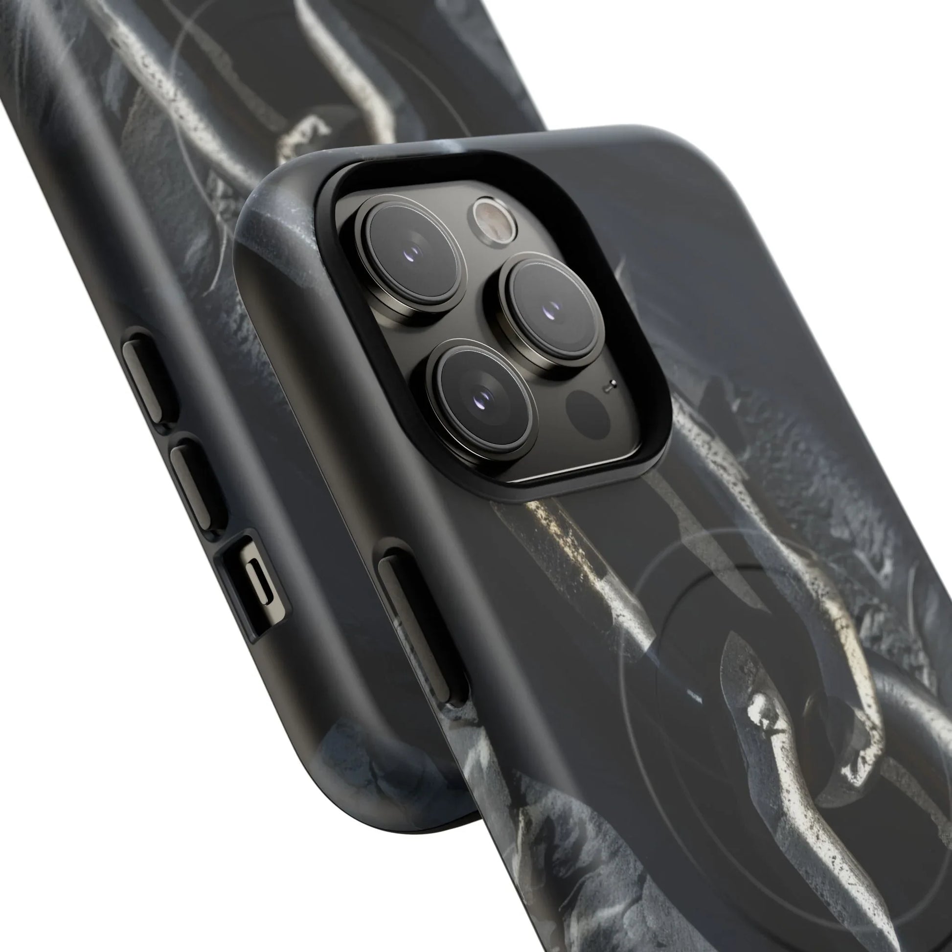 “Iron Chain” Tough Magnetic Phone Case for iPhone 13-17 - KARARMDESIGN