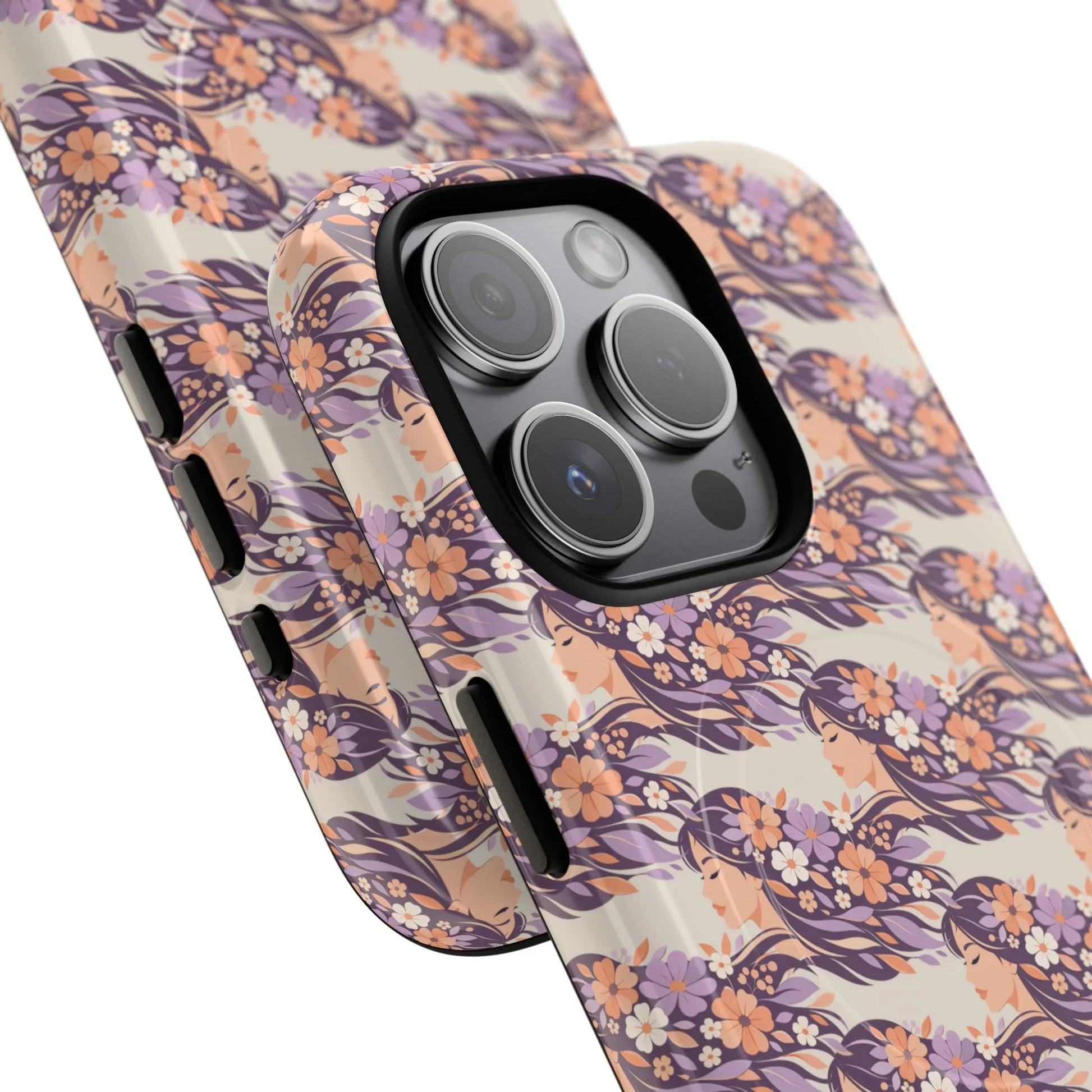Floral Goddess Phone Case for iPhone 13-17 - KARARMDESIGN