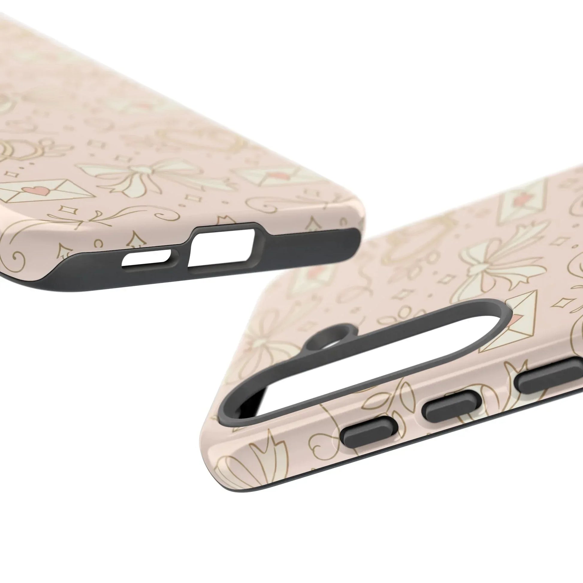 Sweet Romance Tough Phone Case for iPhone 11–17 & Galaxy S10–S25 - KARARMDESIGN
