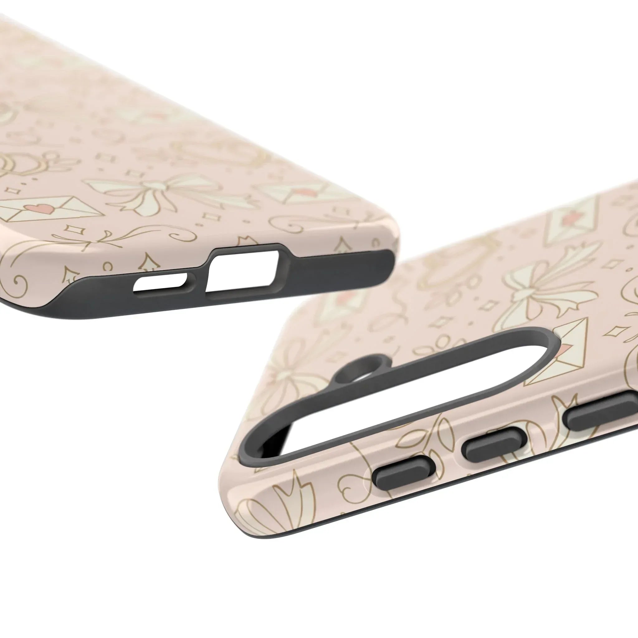 Sweet Romance Tough Phone Case for iPhone 11–17 & Galaxy S10–S25 - KARARMDESIGN