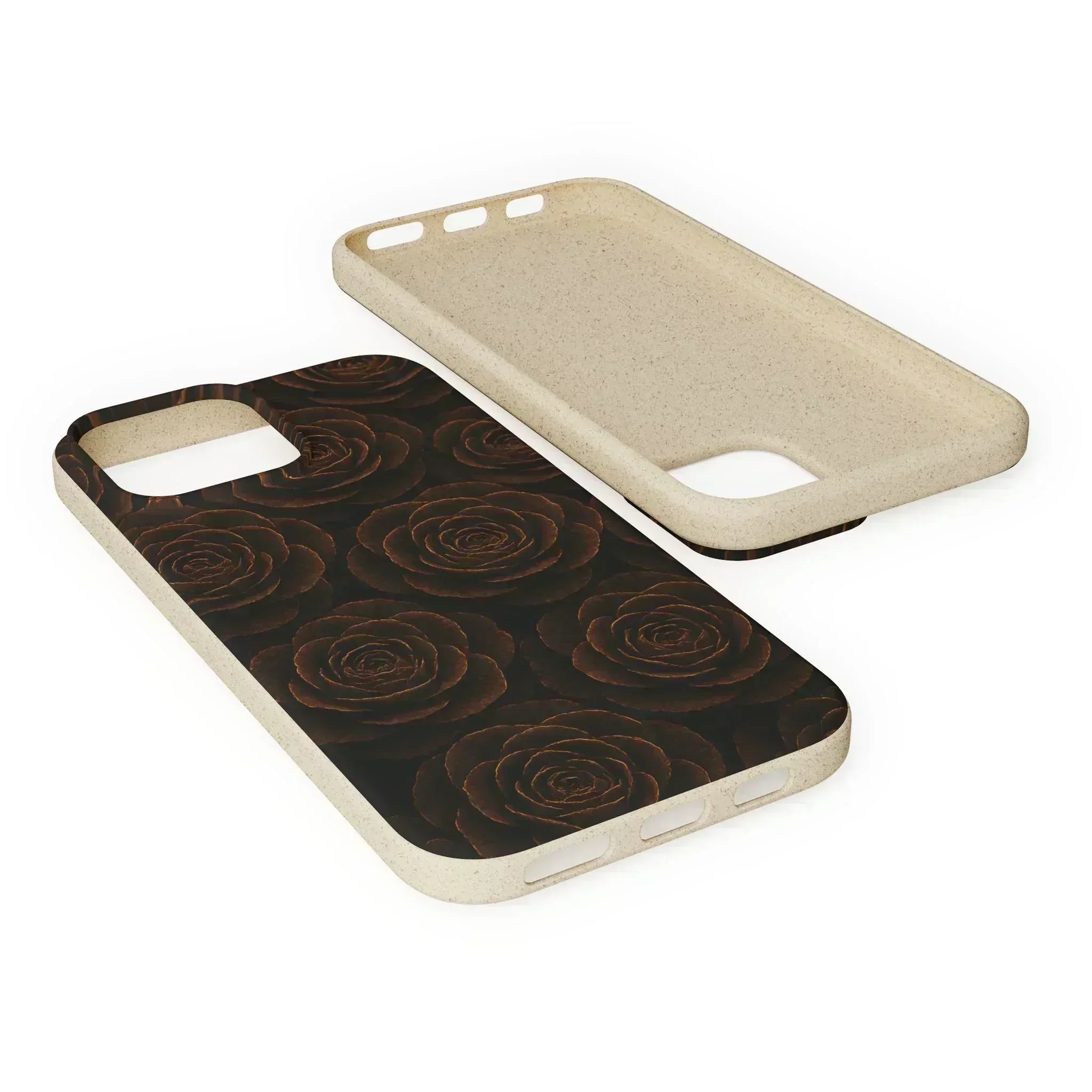Wooden Roses Phone Case for iPhone 11-16 and Samsung Galaxy S20-S22 - KARARMDESIGN