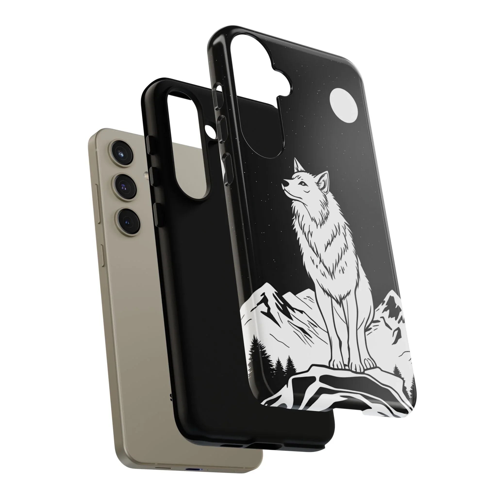 Majestic Wolf Phone Case for iPhone and Galaxy - KARARMDESIGN
