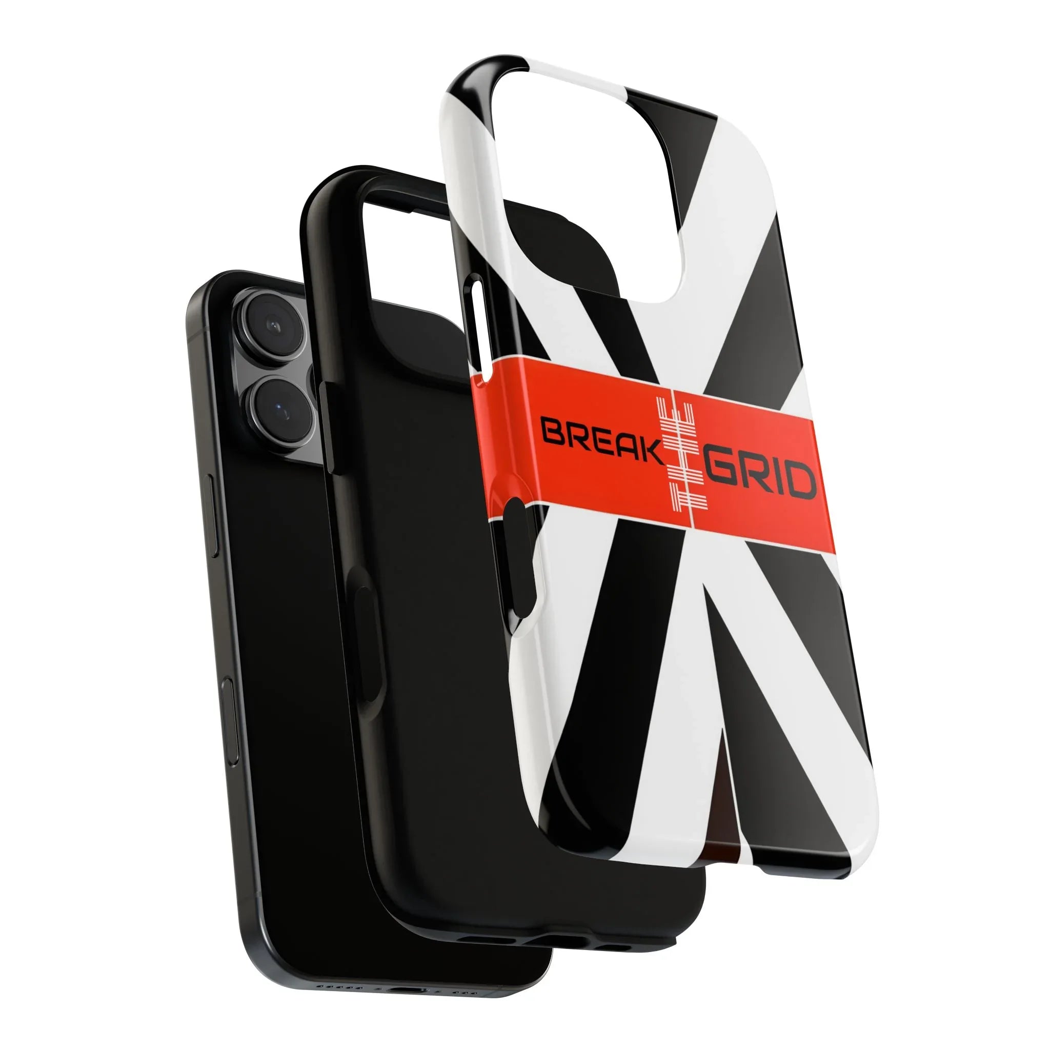 Break The Grid Phone Case for iPhone 11–16 and Galaxy S20–S25 - KARARMDESIGN