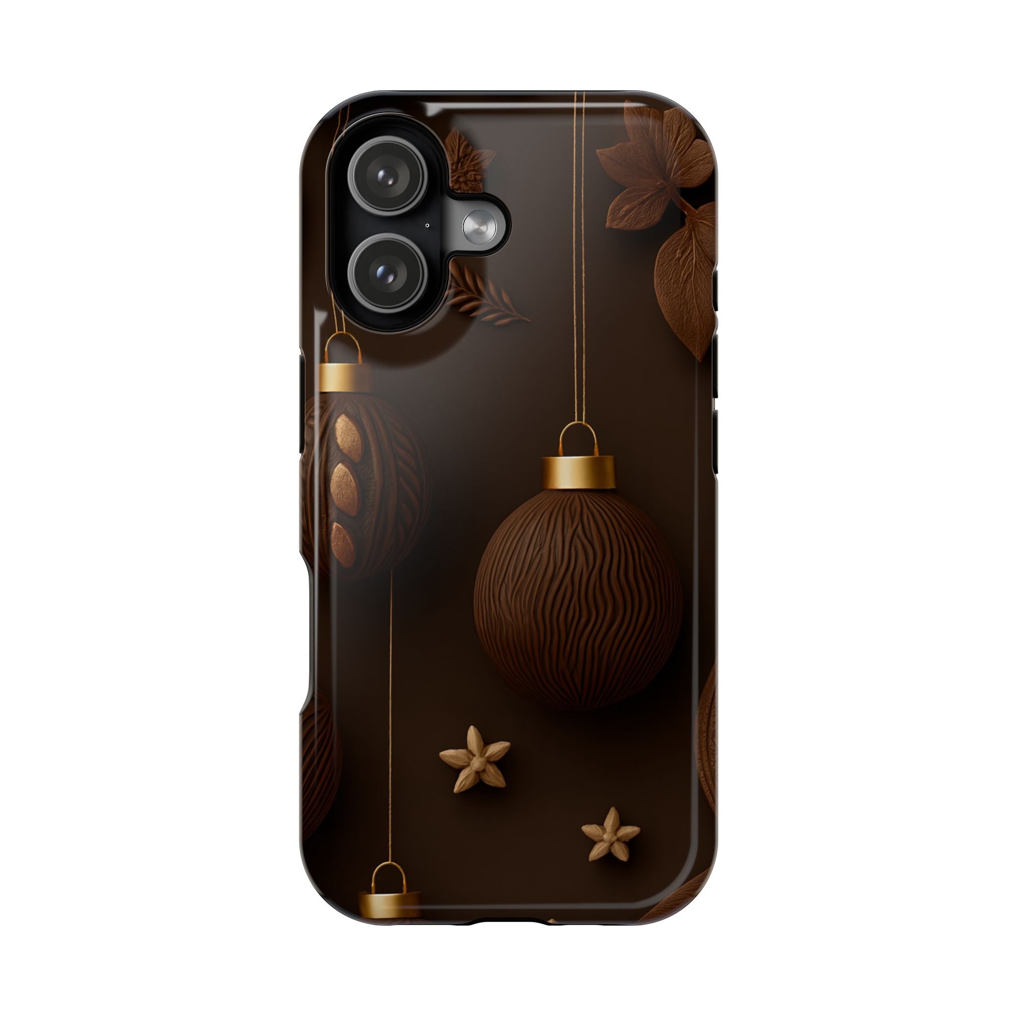 Chocolate Ornaments Phone Case for iPhone 11-17 and Galaxy S22-S26