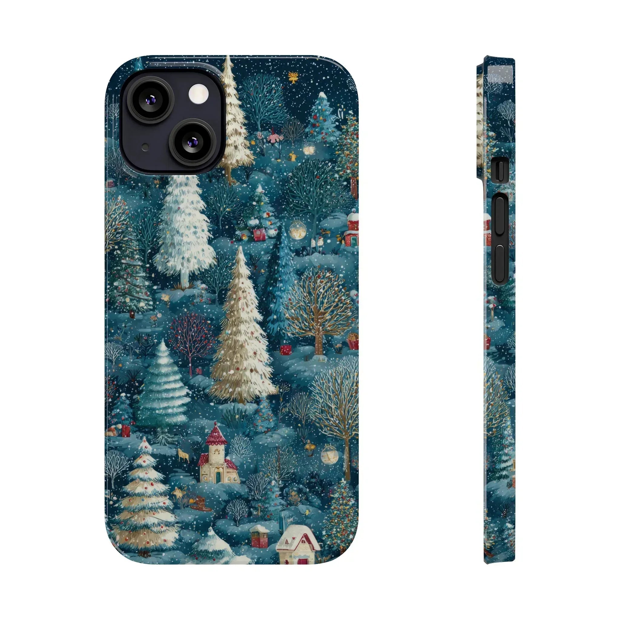 Frosty Forest Phone Case for iPhone 11-17 - KARARMDESIGN