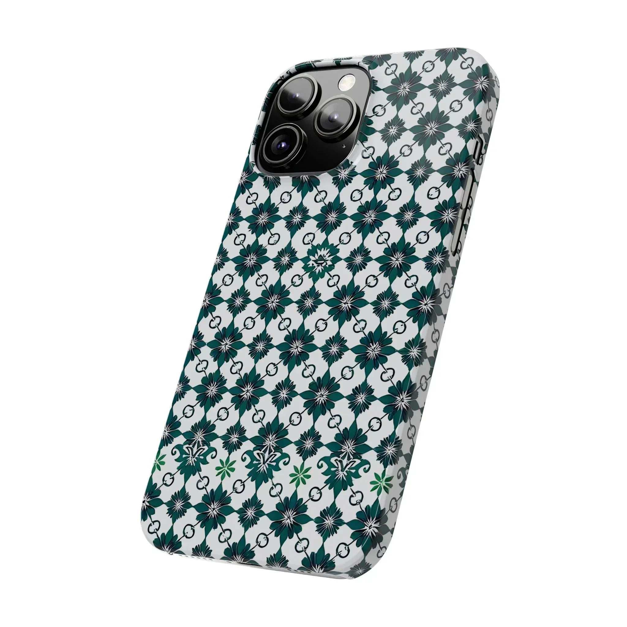 Elegant Geometric Pattern Phone Case for iPhone 11-17 - KARARMDESIGN