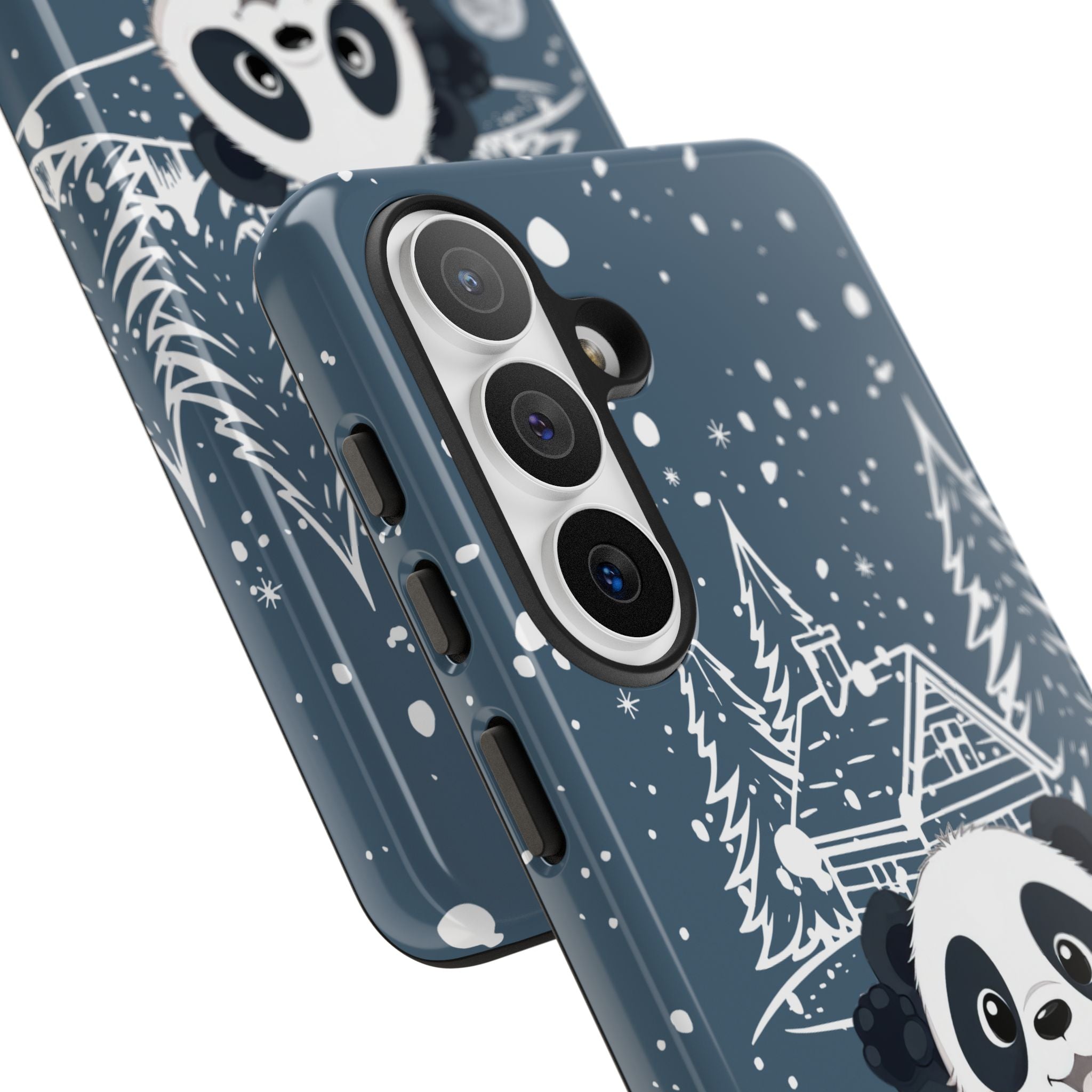 Cute Panda Phone Case for Samsung Galaxy S20–S26 & Google Pixel 6–9