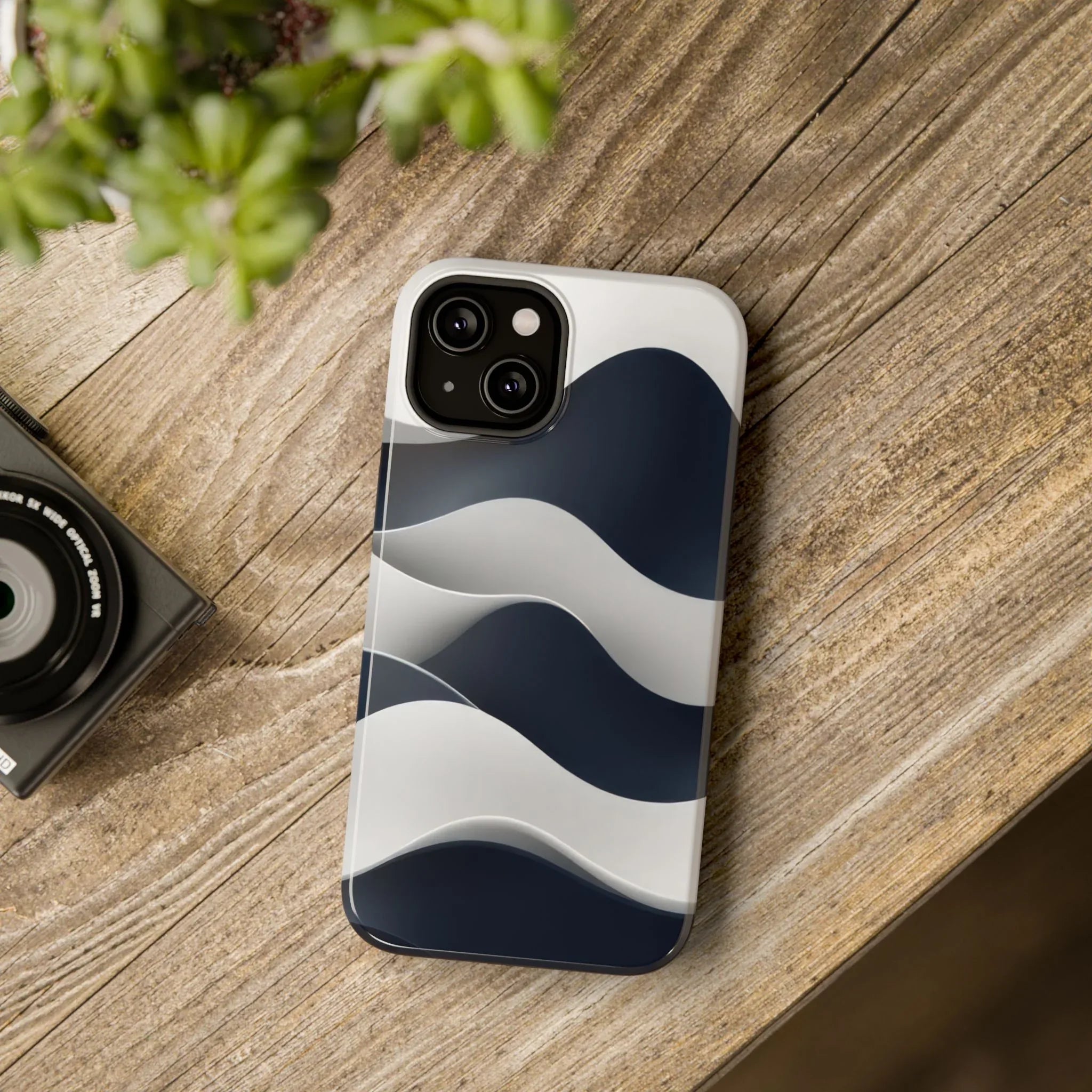 Ocean Flow Phone Case for iPhone 11-17 and Galaxy S21-S22 - KARARMDESIGN
