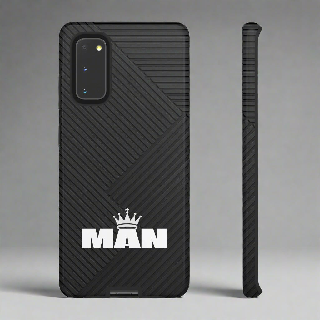 MAN Logo Phone Case for Samsung Galaxy S10-S25 Models - KarArmDesign