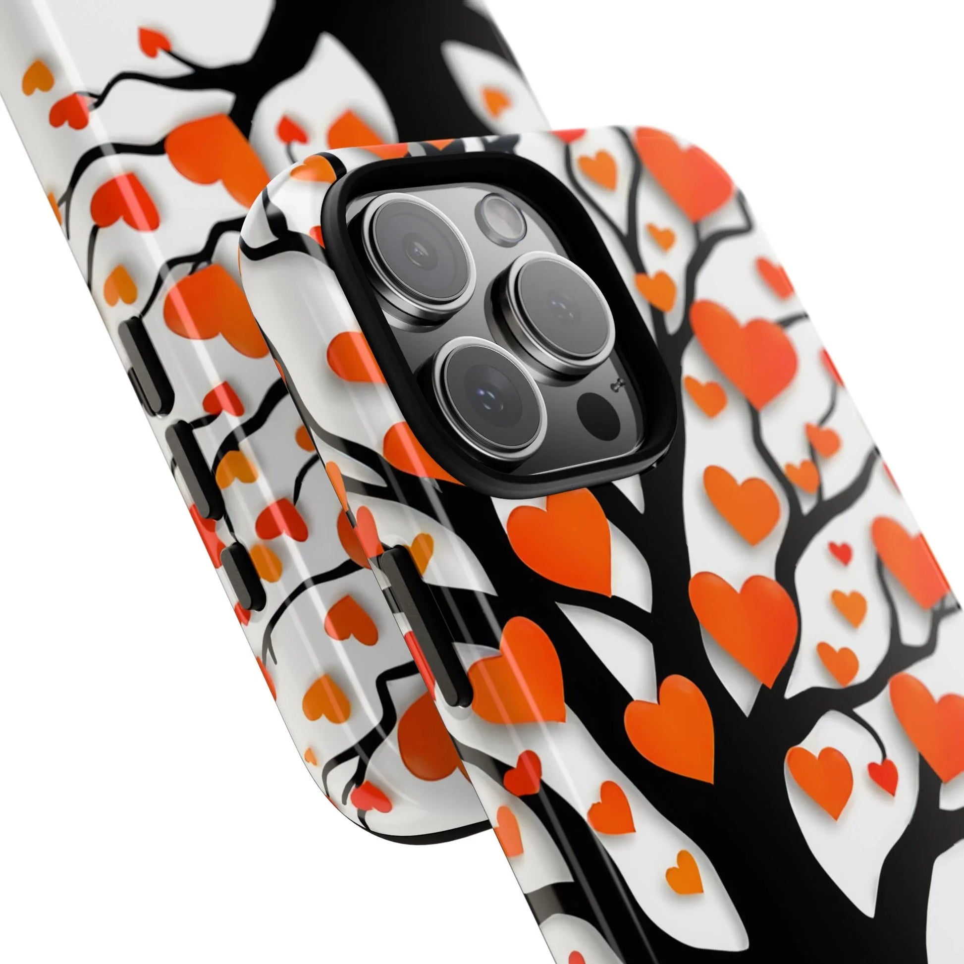 Heart Design Phone Case for iPhone 11–17 and Galaxy S20–S25 - KARARMDESIGN