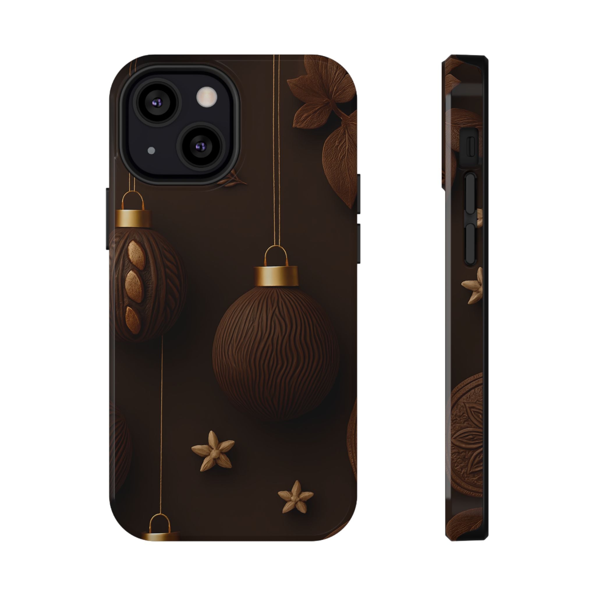 Chocolate Ornaments Phone Case for iPhone 11-17 and Galaxy S22-S26