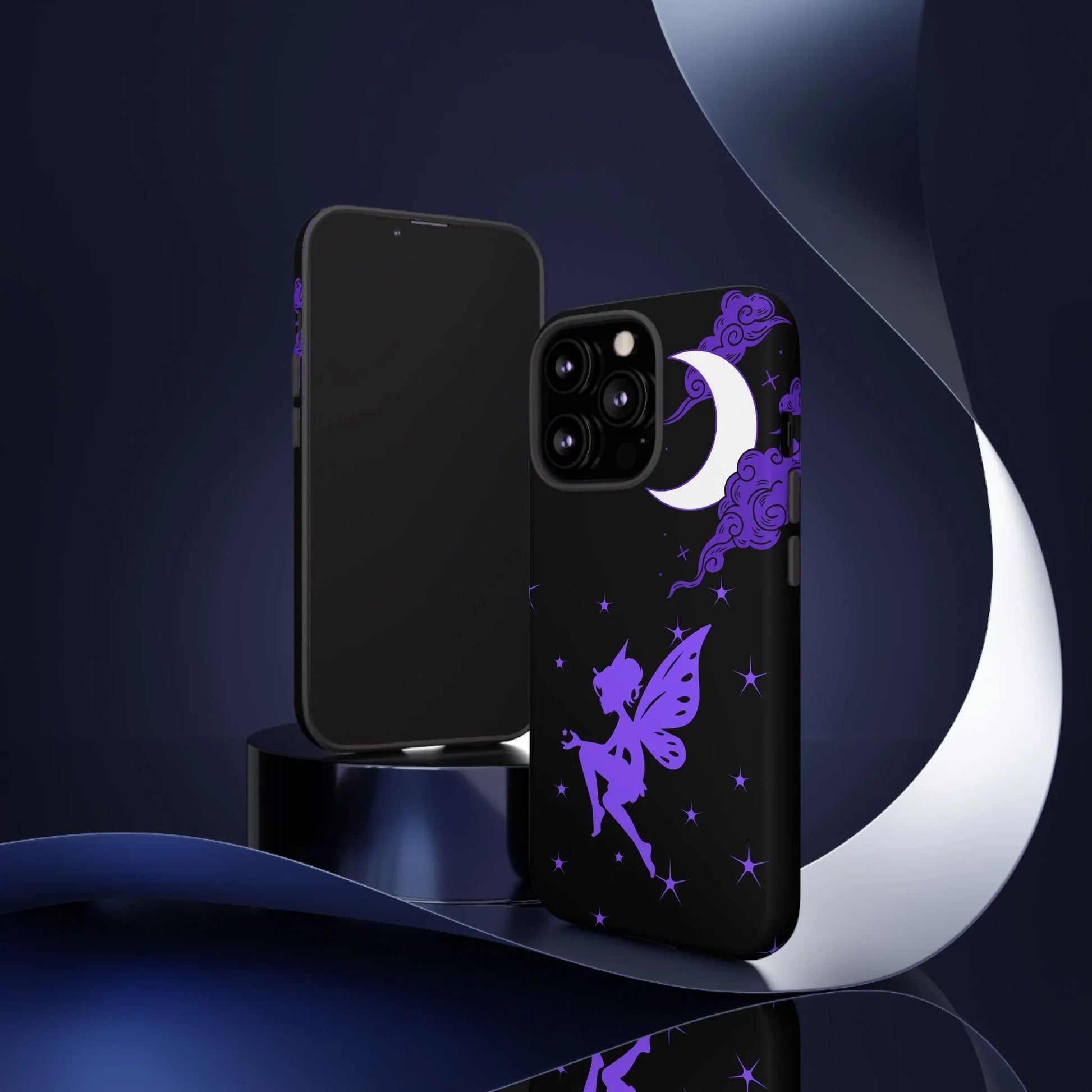 Moonlit Fairy Phone Case for iPhone 8-16 and Galaxy S10-S23 - KARARMDESIGN