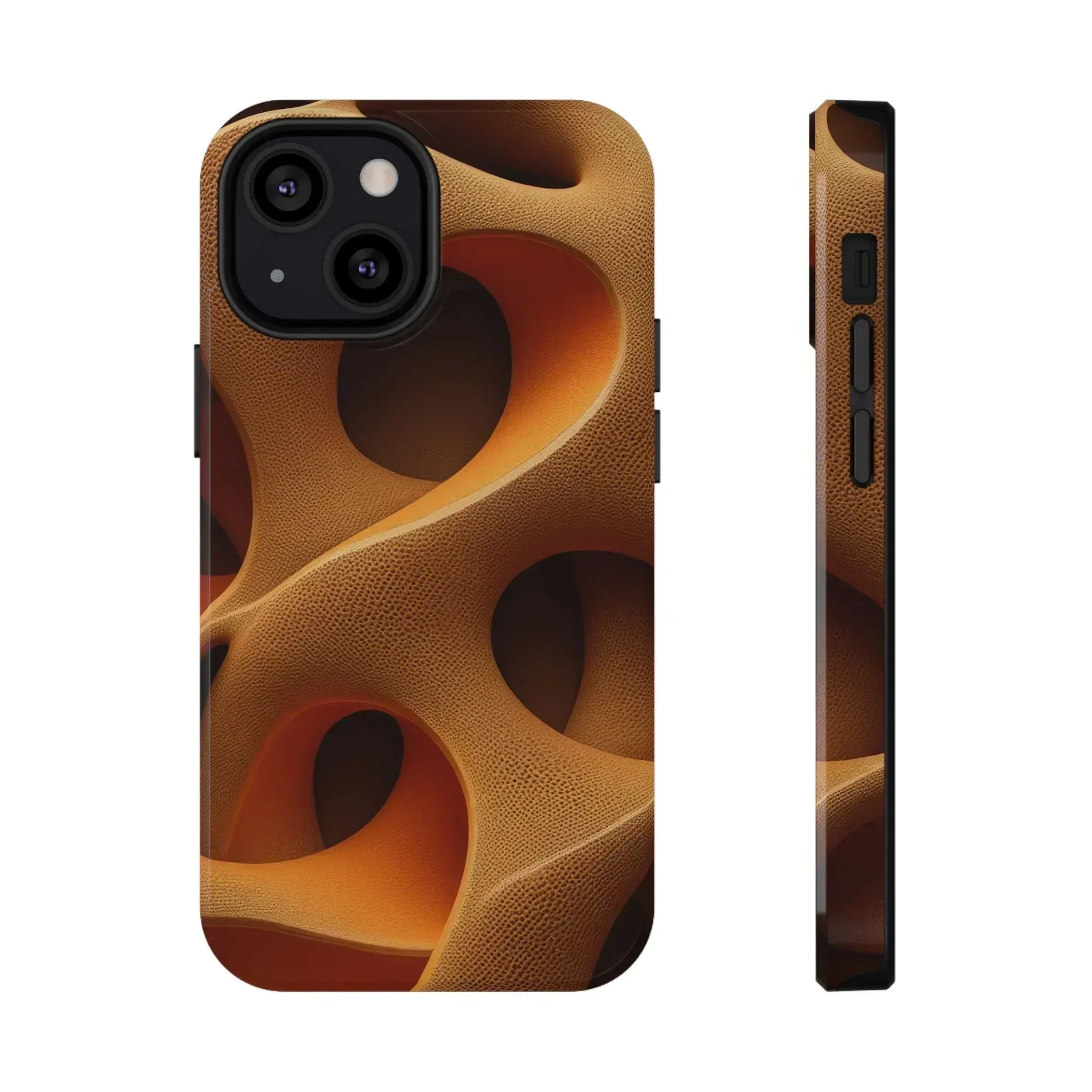 Amber Flow Phone Case for iPhone 11-17 and Galaxy S21-S22 - KARARMDESIGN
