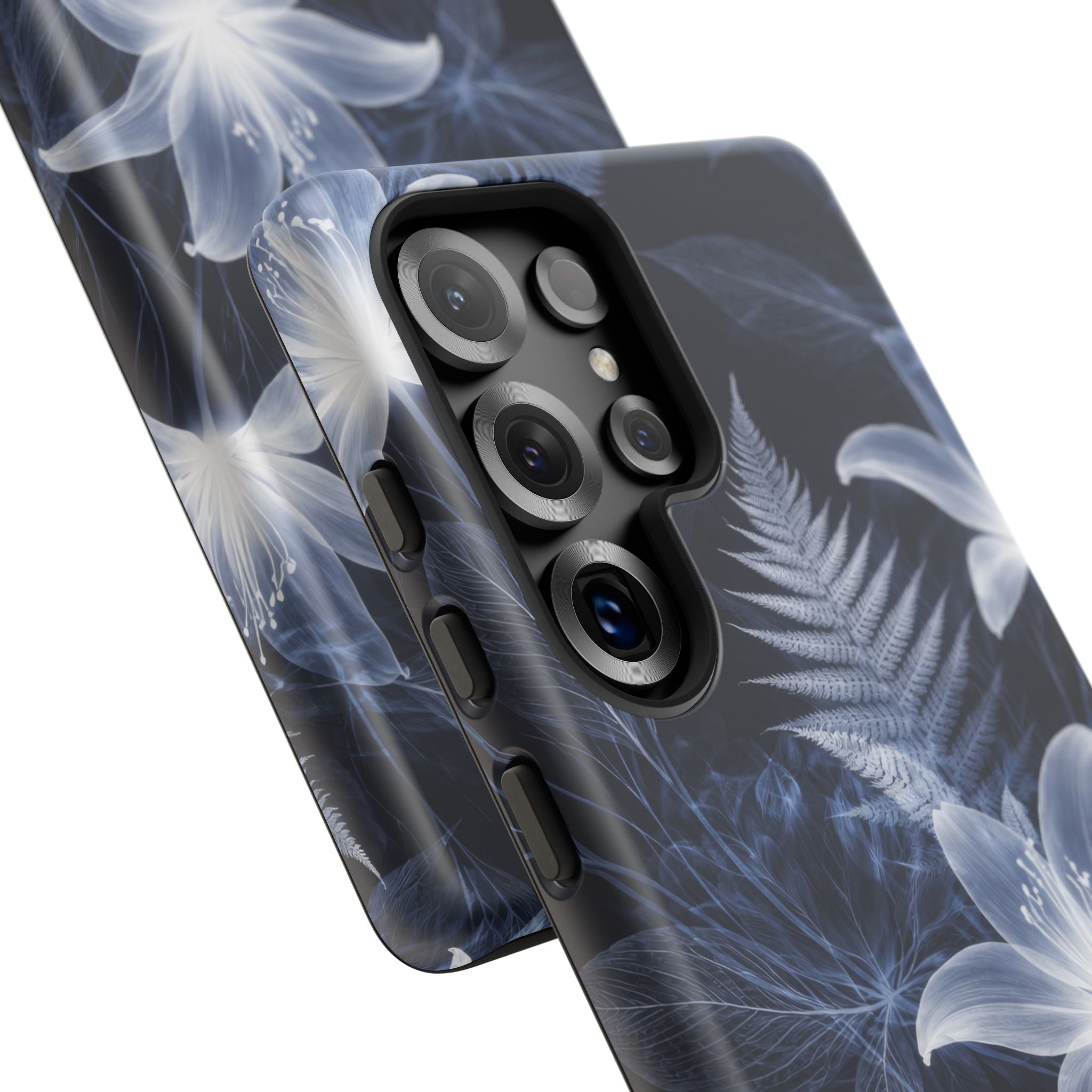 Moonlight Garden Phone Case for iPhone 11-17 and Galaxy S20-S26