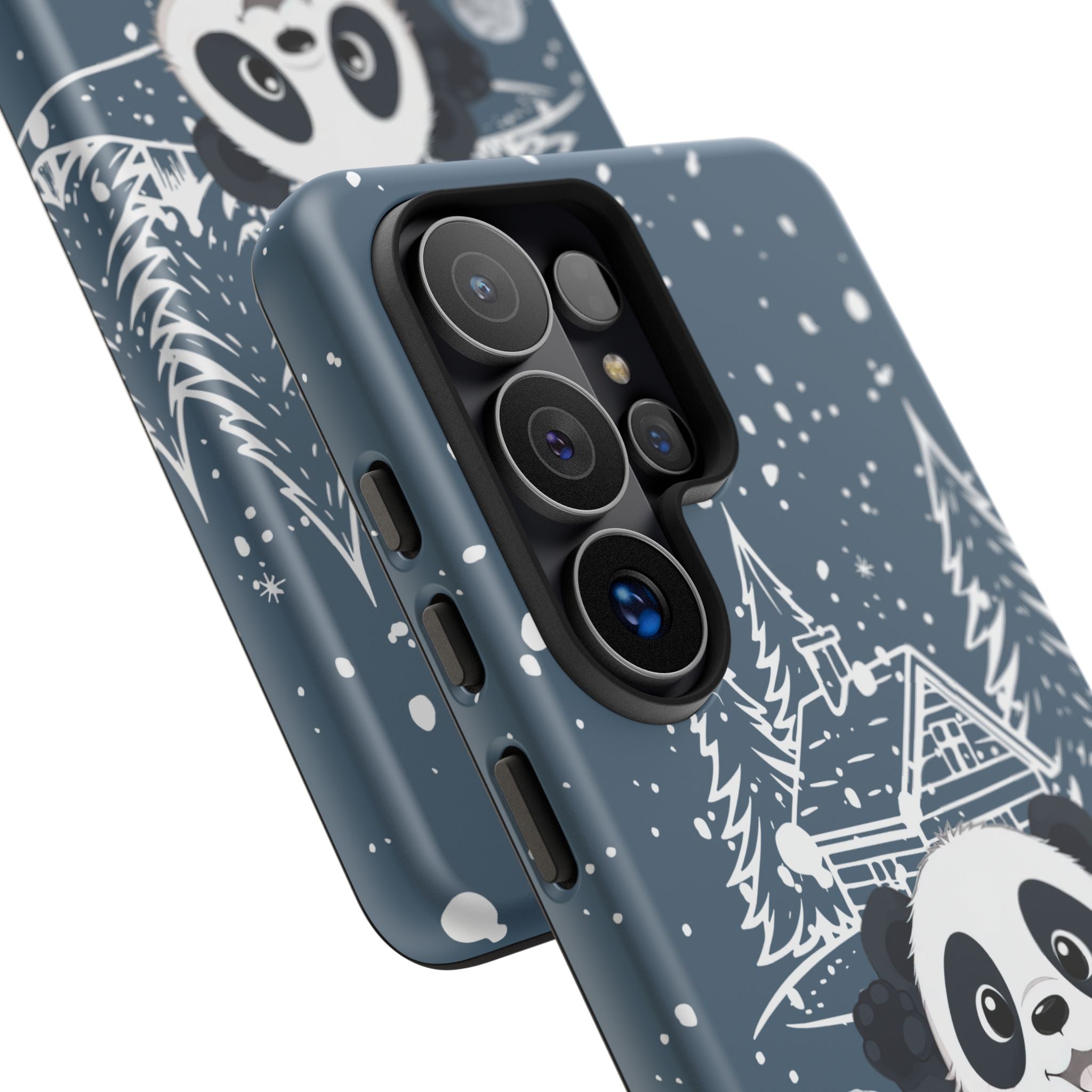 Cute Panda Phone Case for Samsung Galaxy S20–S26 & Google Pixel 6–9