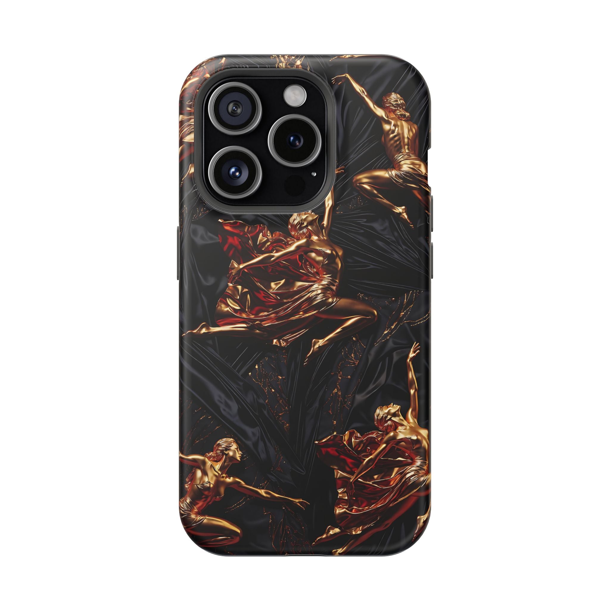 Gold Sculpture Phone Case for iPhone 13-17 & Samsung Galaxy S26
